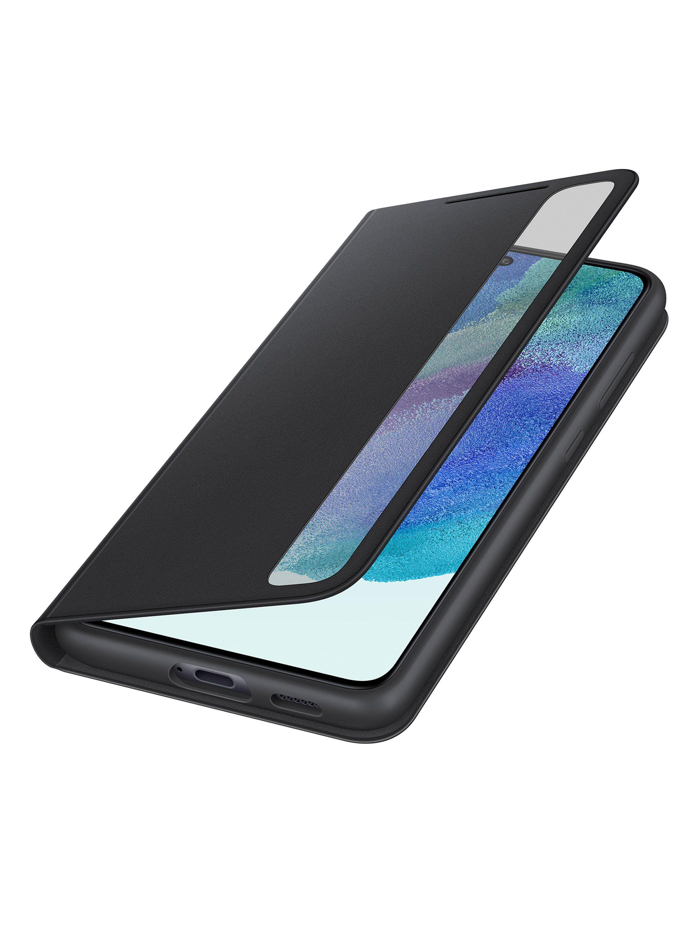 Carcasa Clear View Cover para Galaxy S21 FE Negro-3