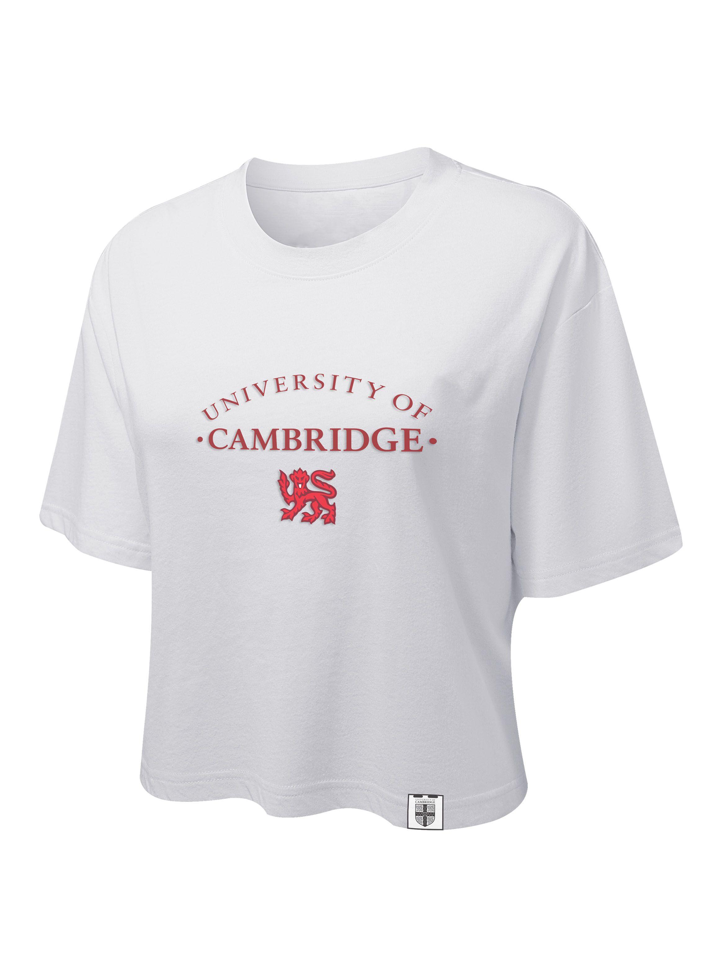 Crop Top Cambridge Preppy Style-Emblem Logo-0