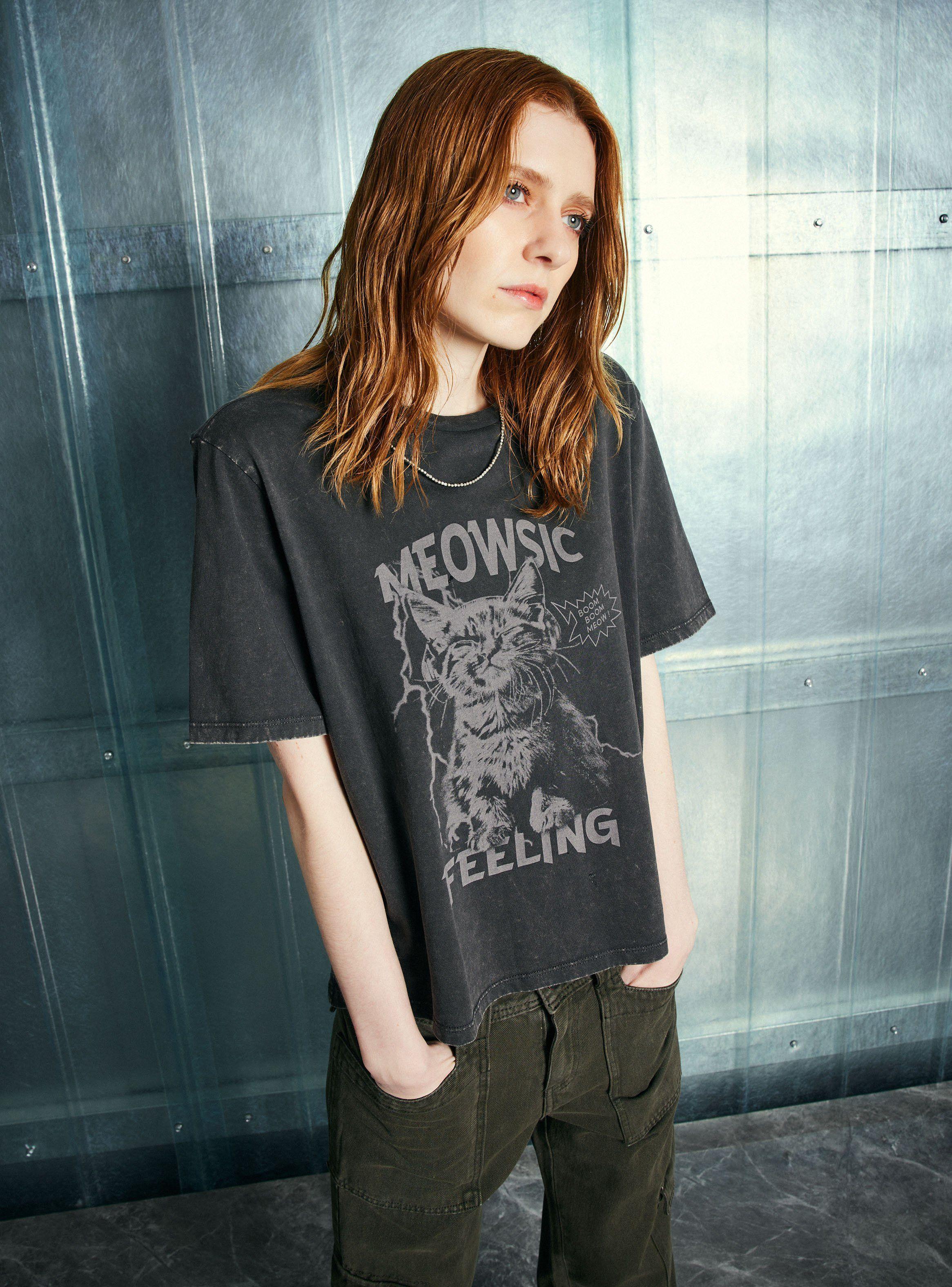 Polera Estampado Frontal Feel-0