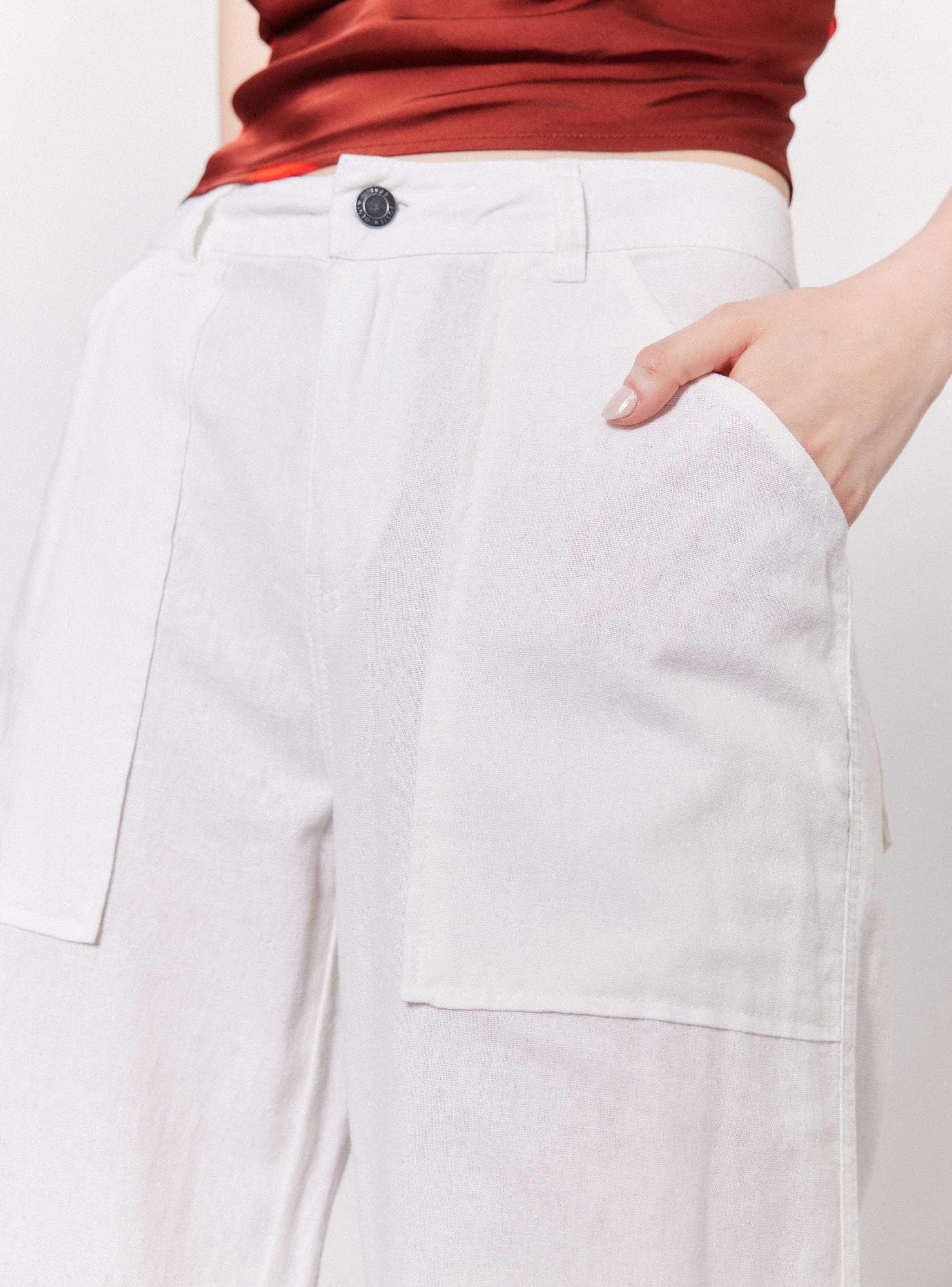 Pantalón Cargo Bolsillos Cuadrados-2