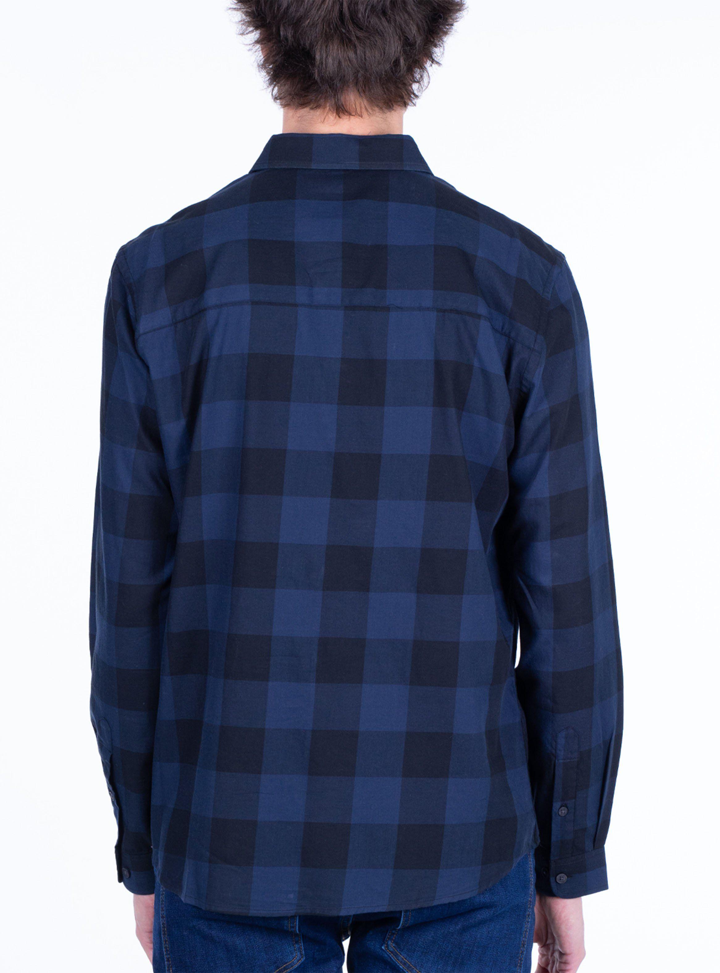 Camisa Manga Larga Check Poplin-1