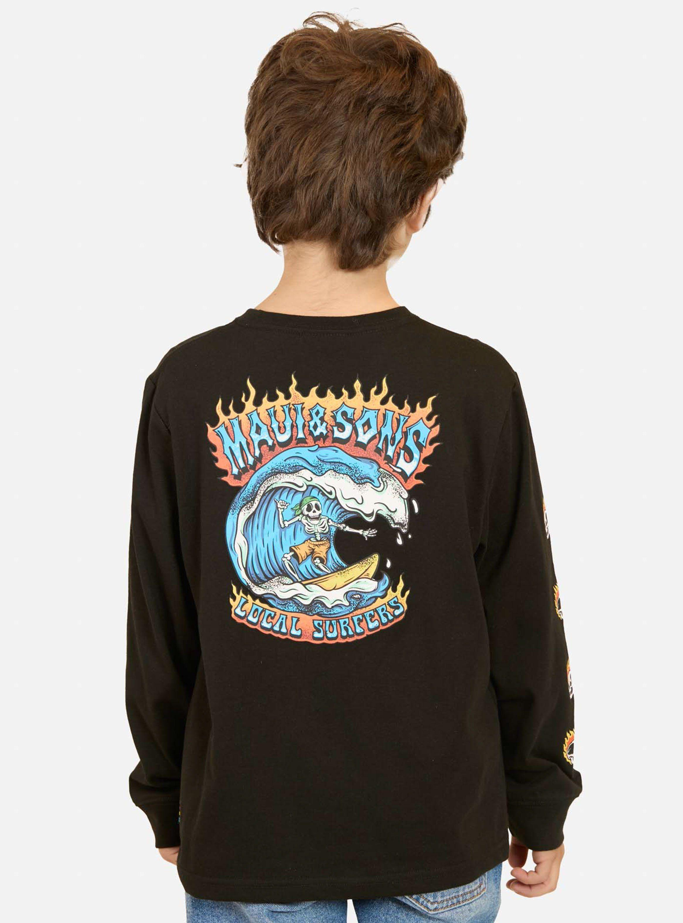 Polera Gráfica con Manga Larga-1