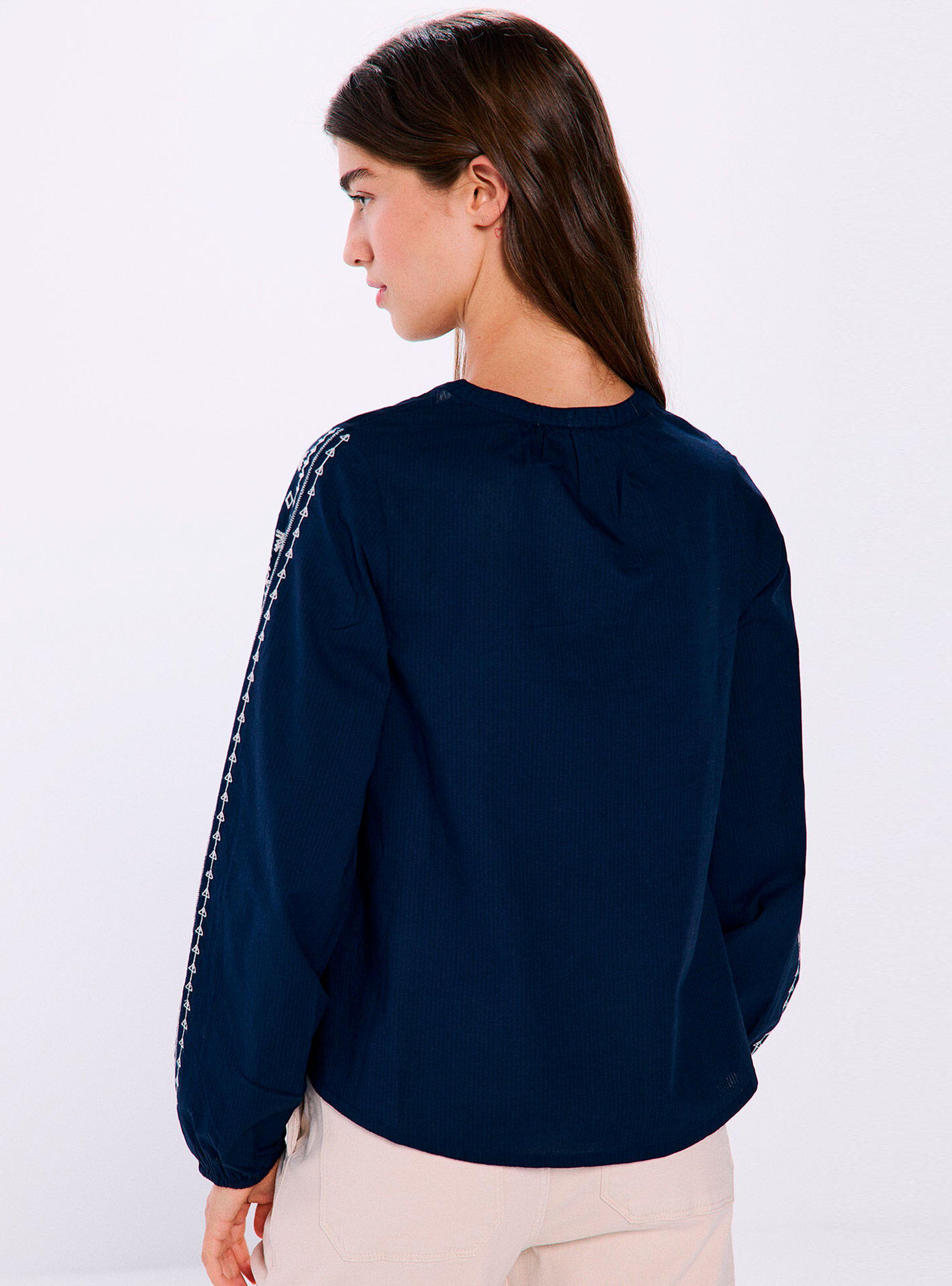 Blusa Cenefas Bordadas Boho-1