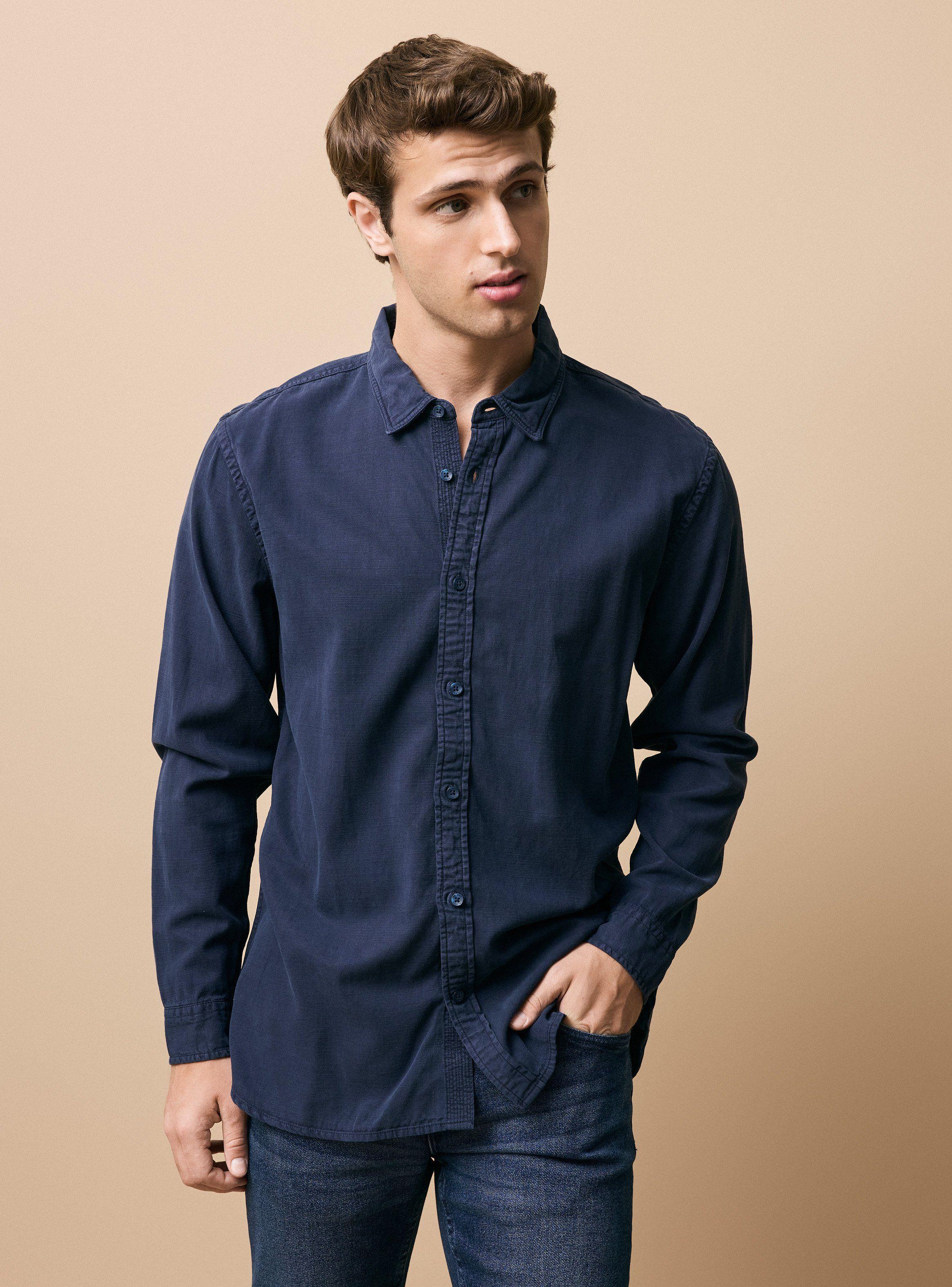Camisa Lisa Twill color-0