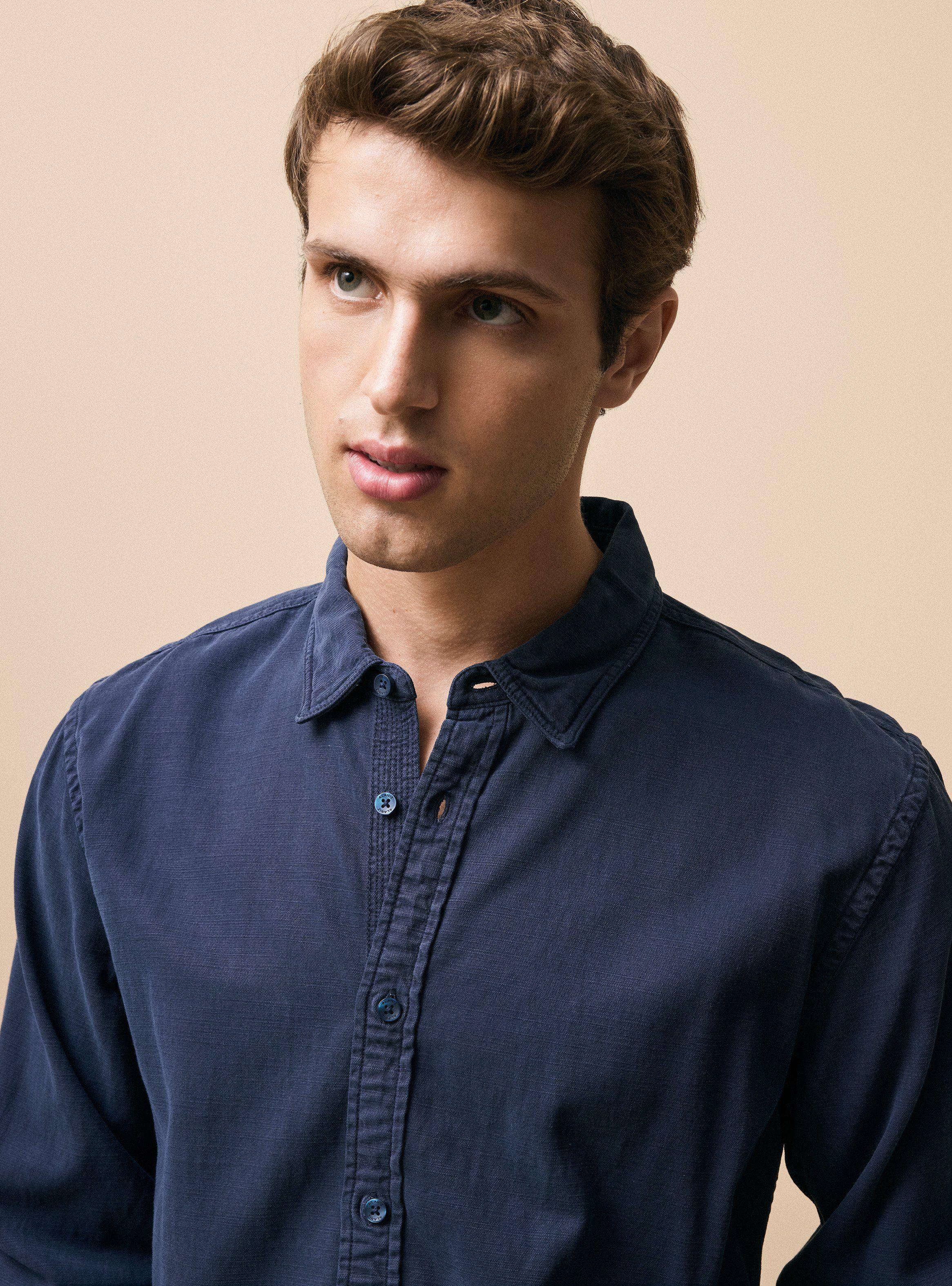 Camisa Lisa Twill color-2