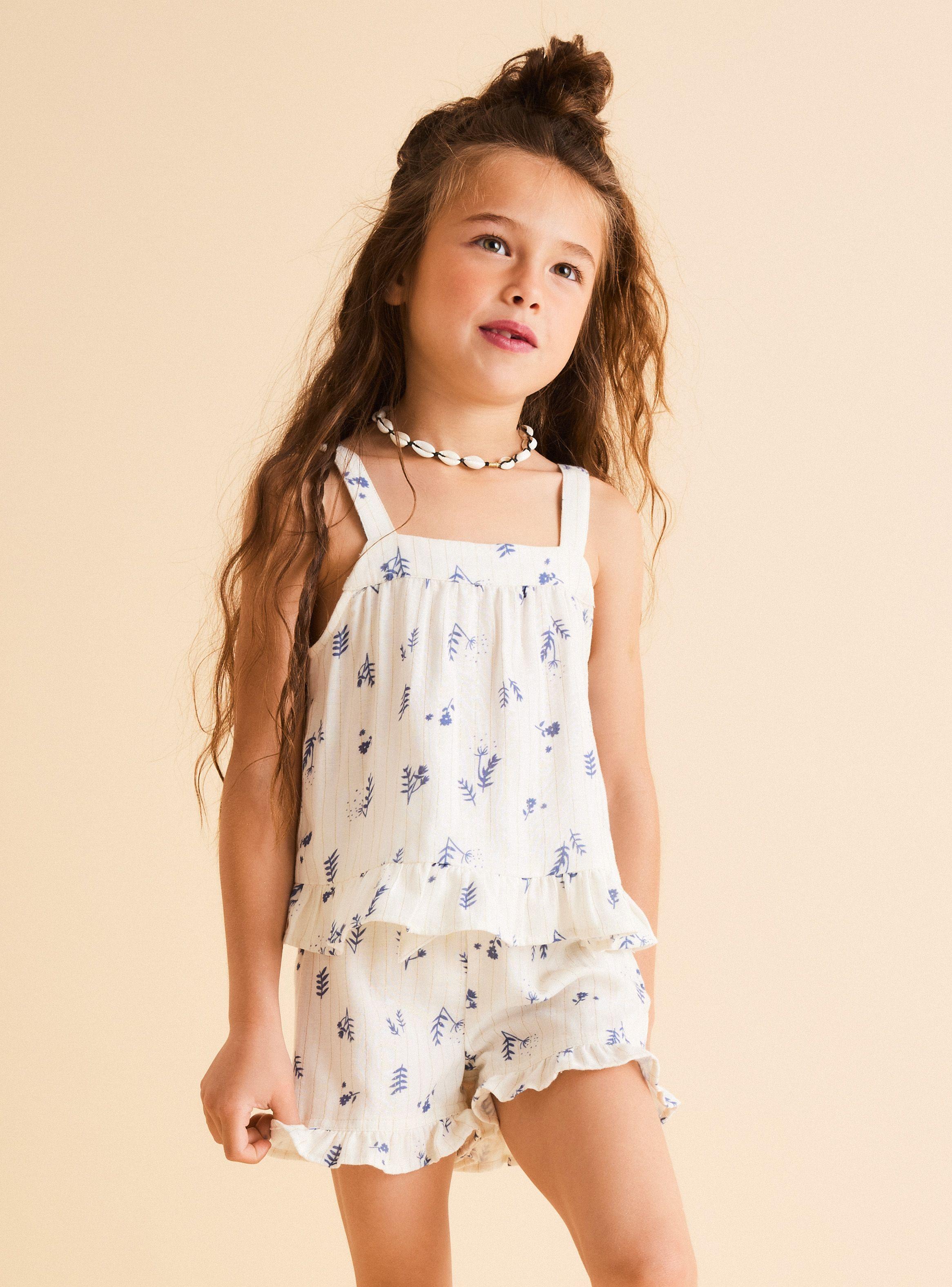 Blusa Estampada con Lurex Espalda Abierta-0