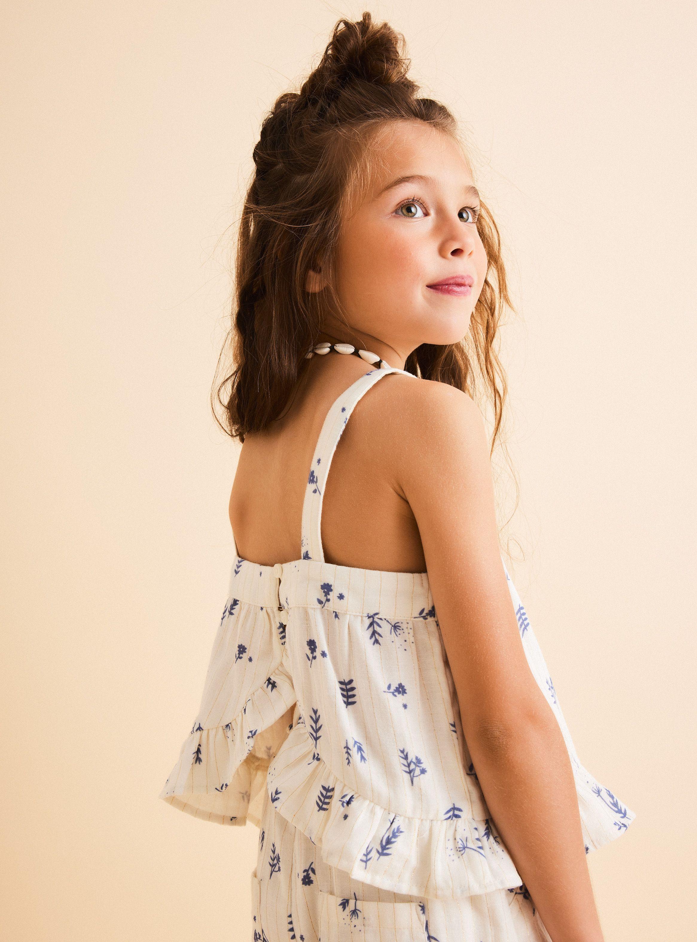Blusa Estampada con Lurex Espalda Abierta-1