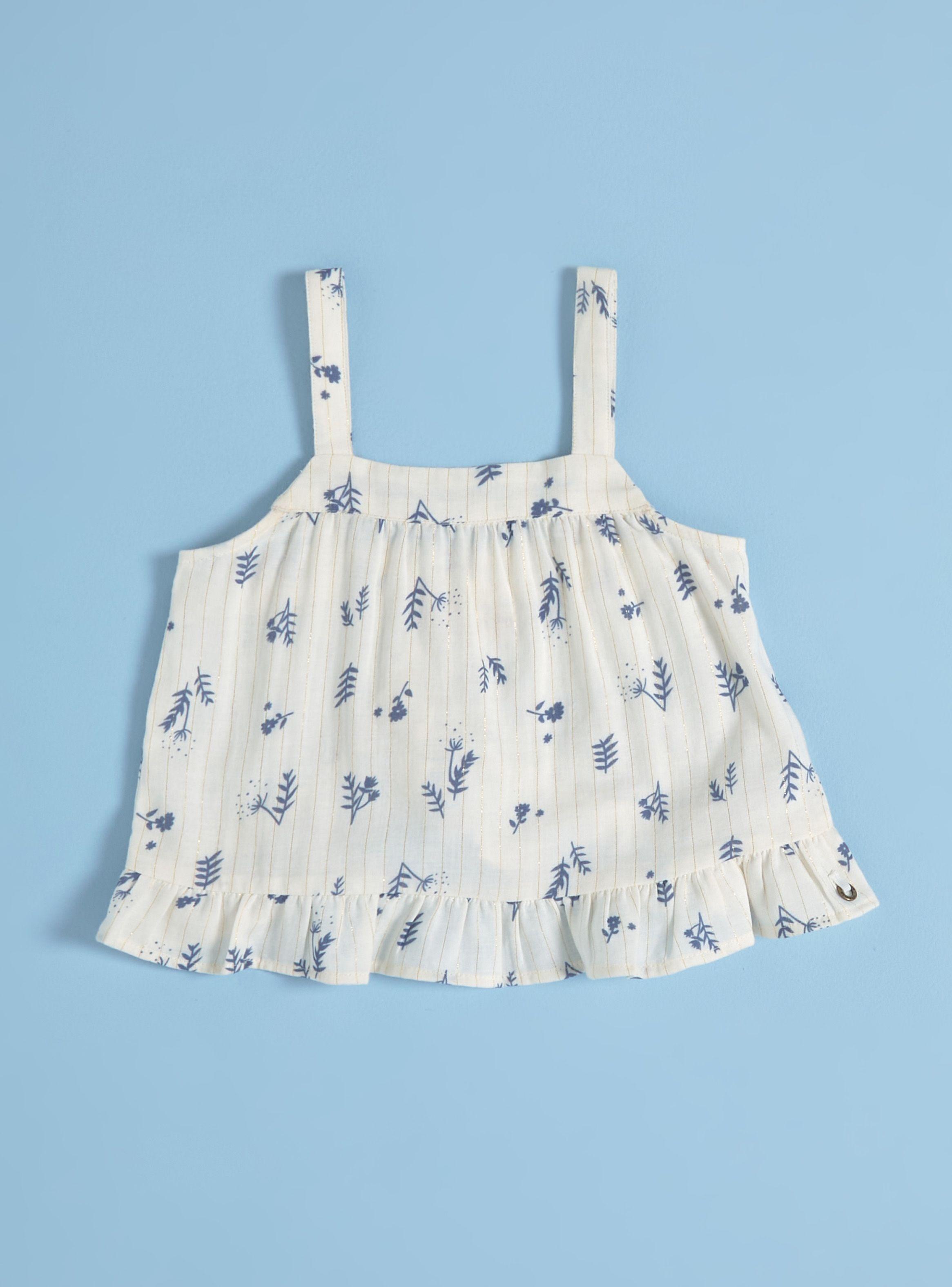 Blusa Estampada con Lurex Espalda Abierta-2
