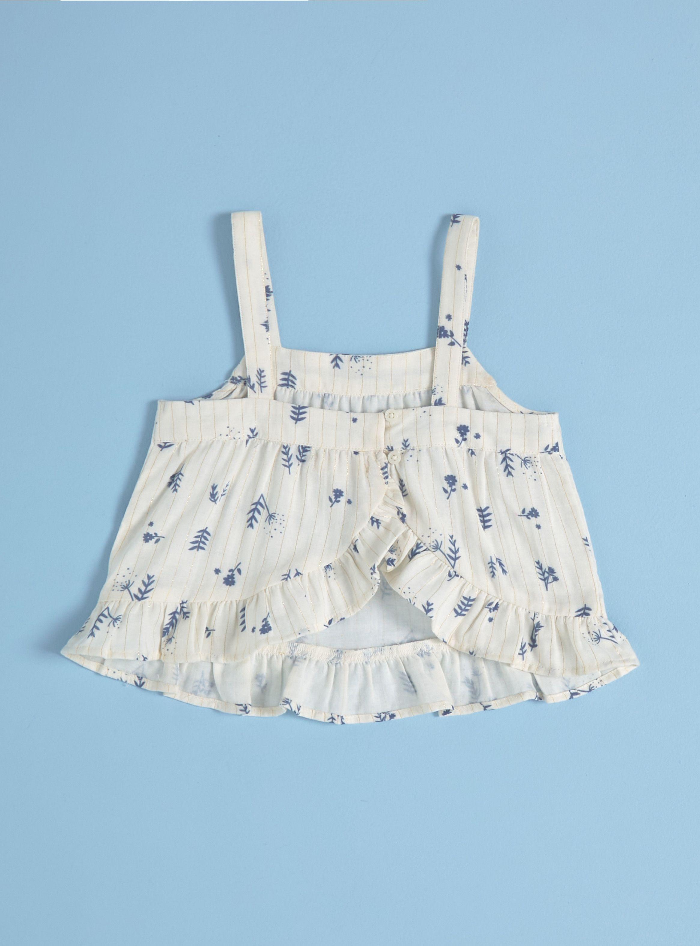 Blusa Estampada con Lurex Espalda Abierta-3