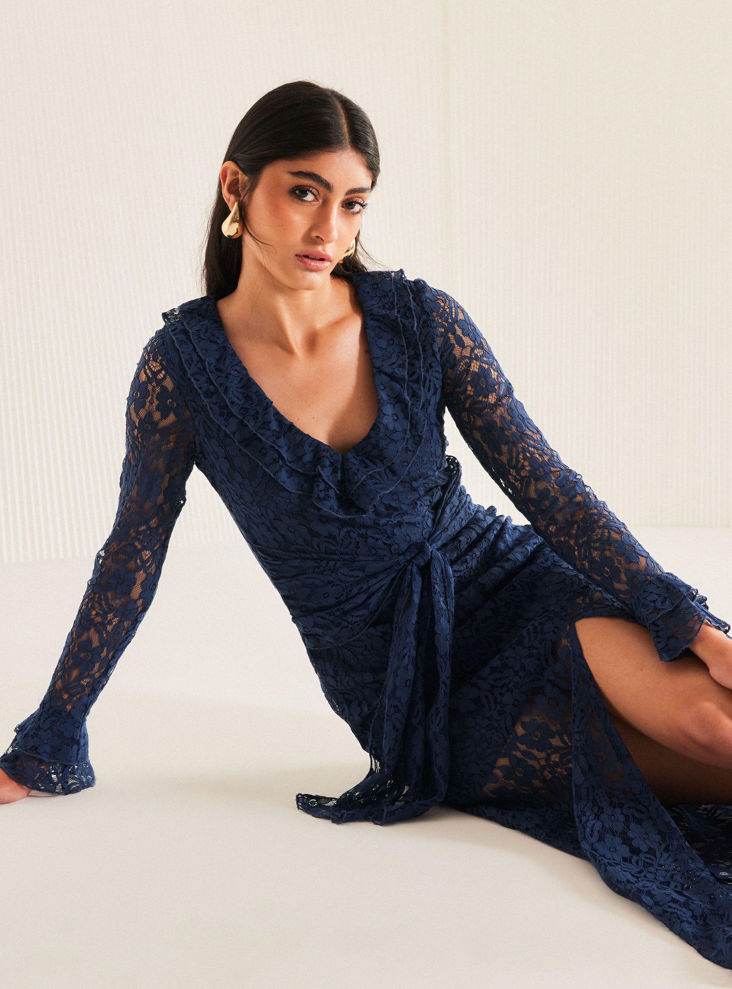 Vestido Colaboración María Guldman de Encaje-3