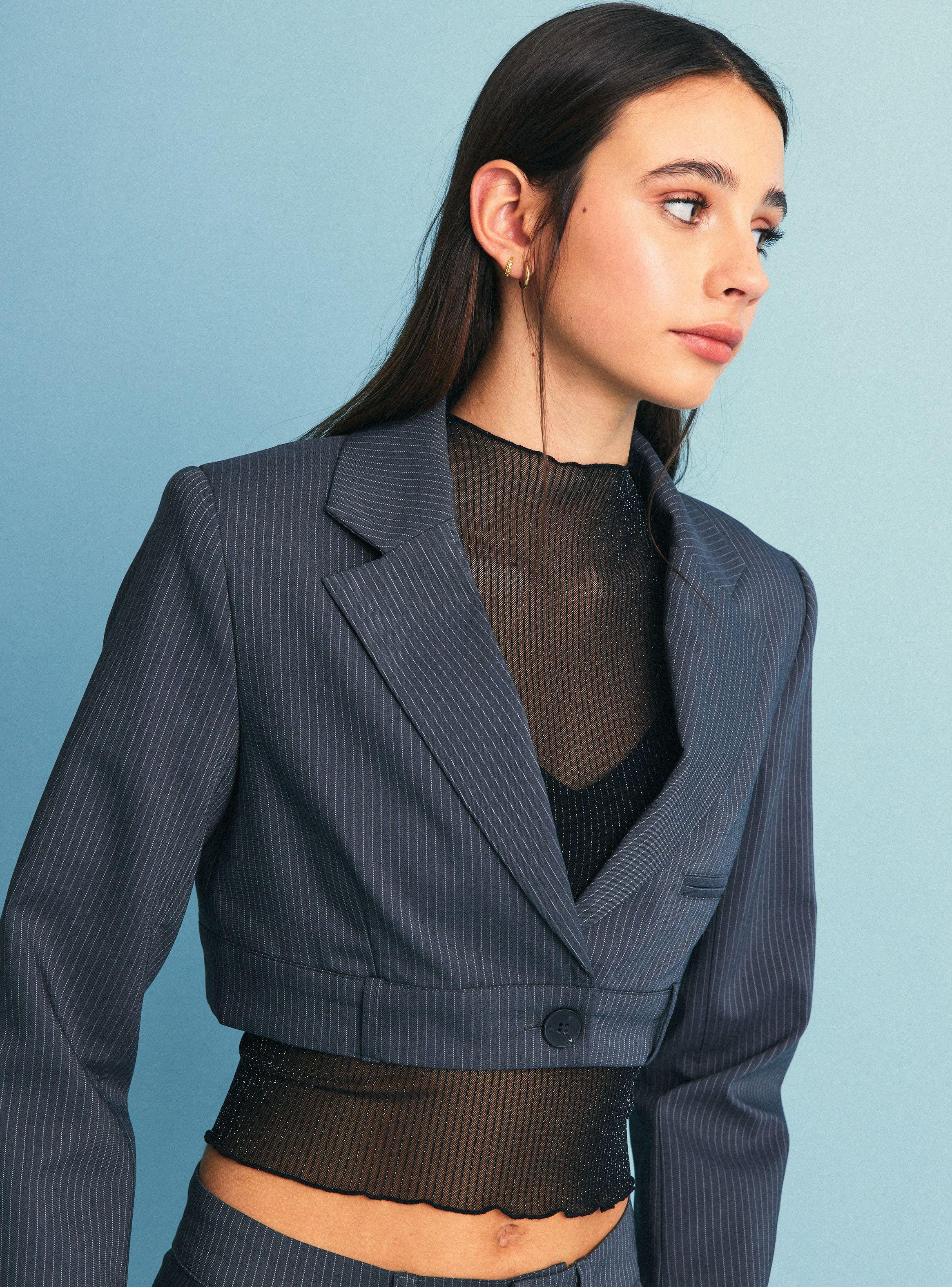 Blazer Crop  Tipo Sastreto-2