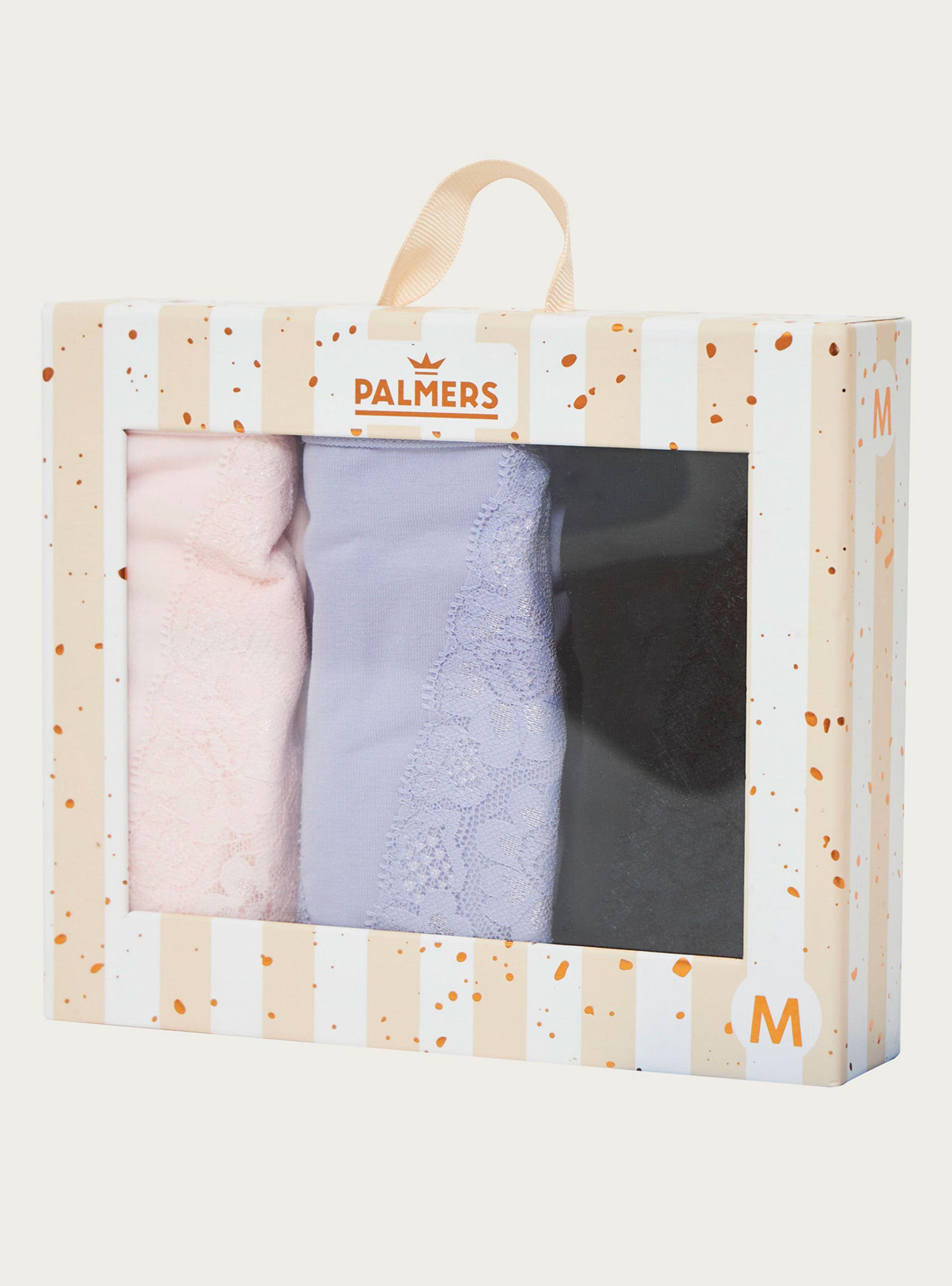 Pack 3 Lace Hikini Algodón Encaje Elástico-4