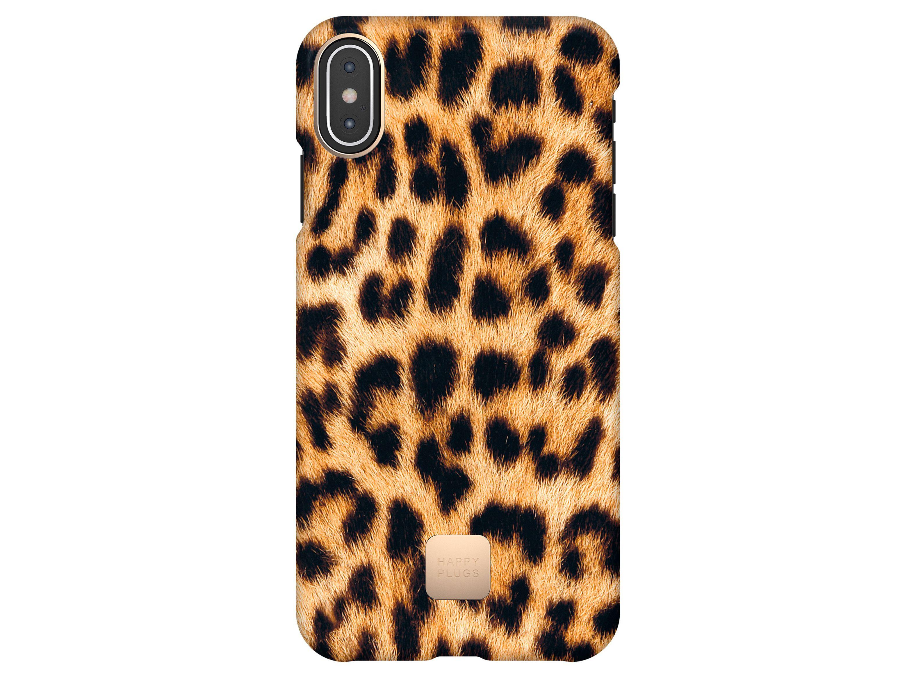 Carcasa Happy Plugs para iPhone XS MAX Leopardo-0