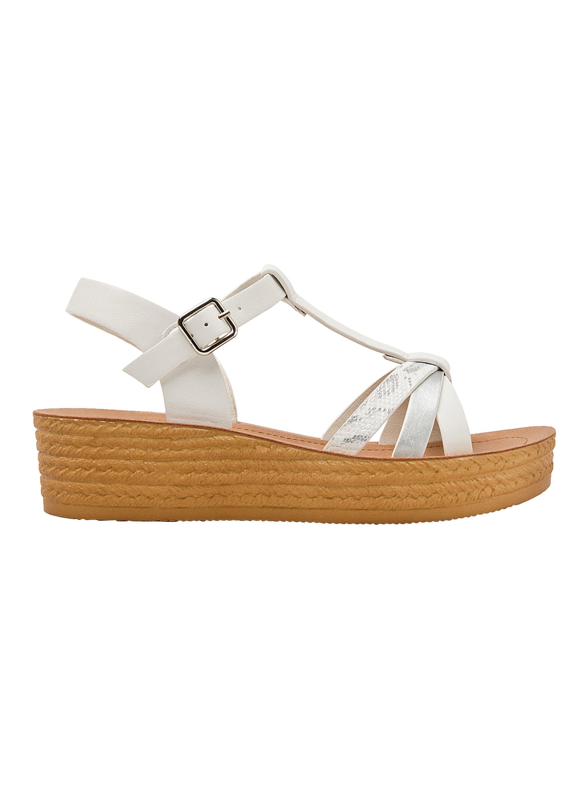 Sandalia Plataforma Detalle Correas Ck162 Mujer-0