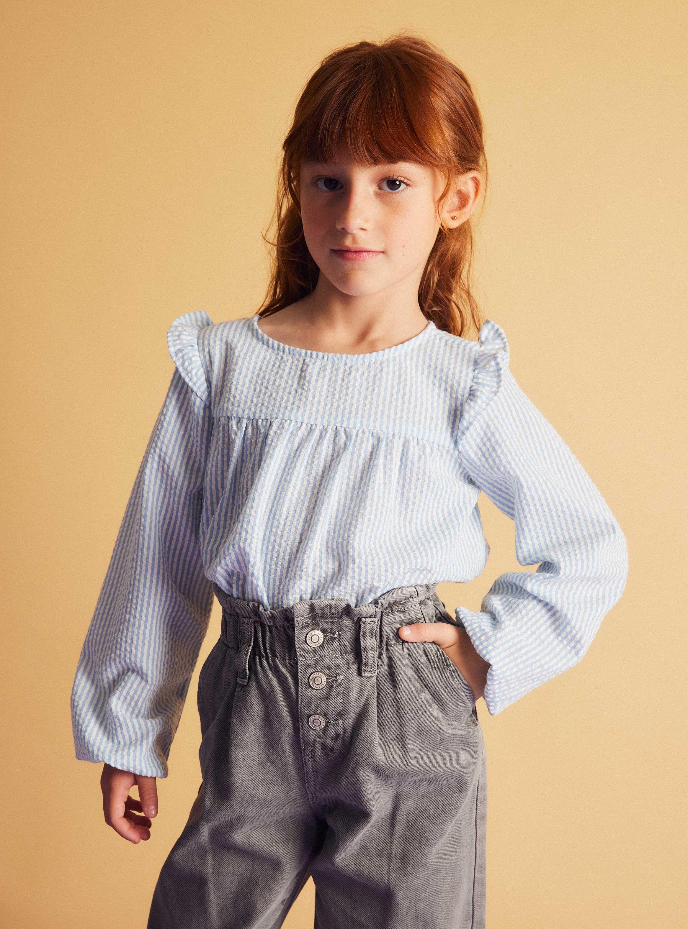 Blusa Rayas Seersucker-0