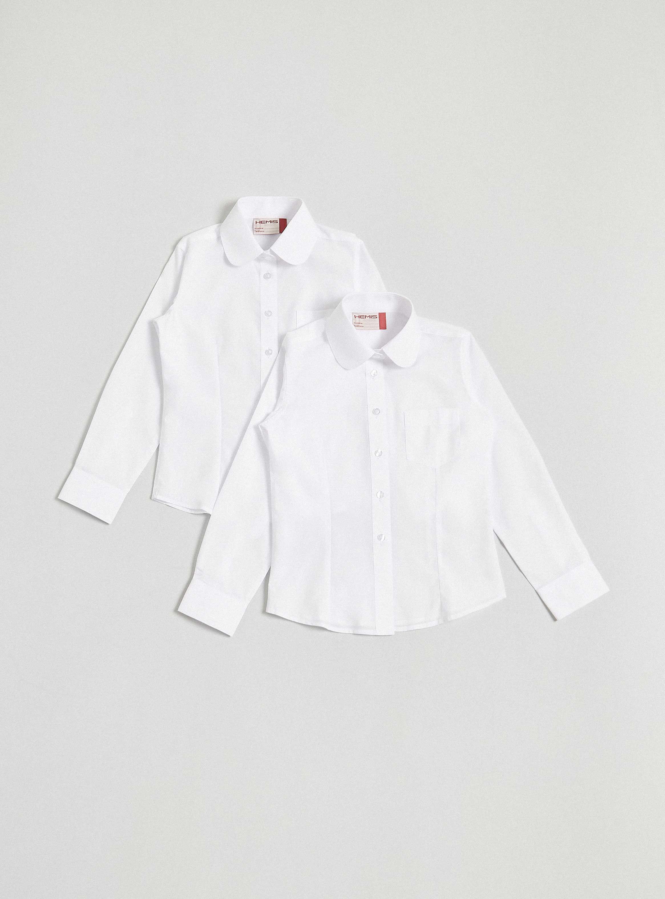 Bipack Blusa Blanca Entallada Talla 6-8-4