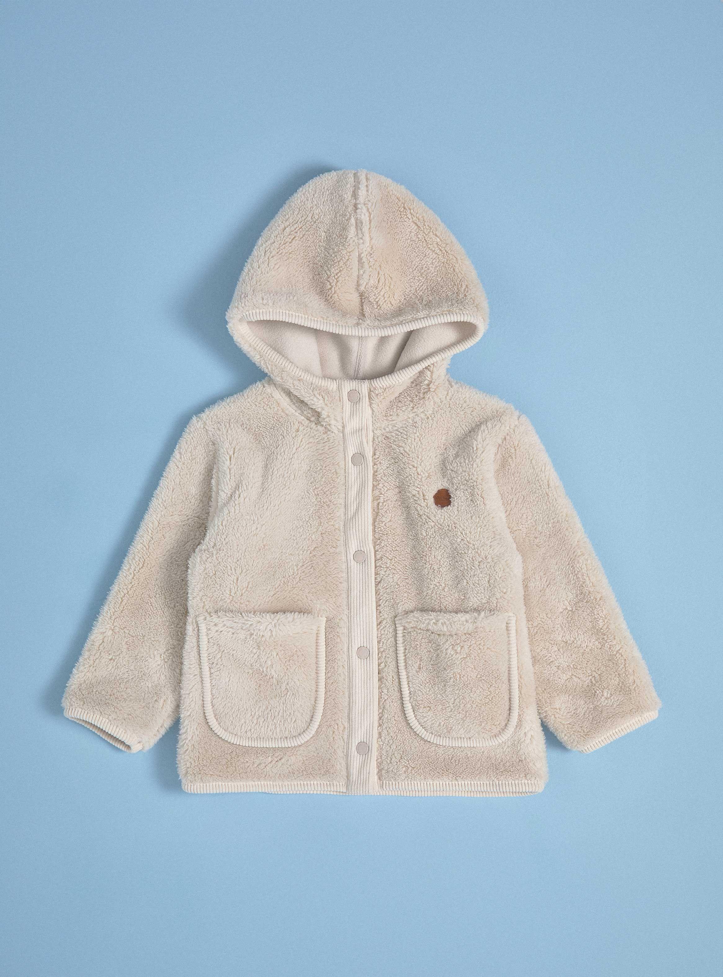 Chaqueta con Detalle a Tono en Cotelé-0