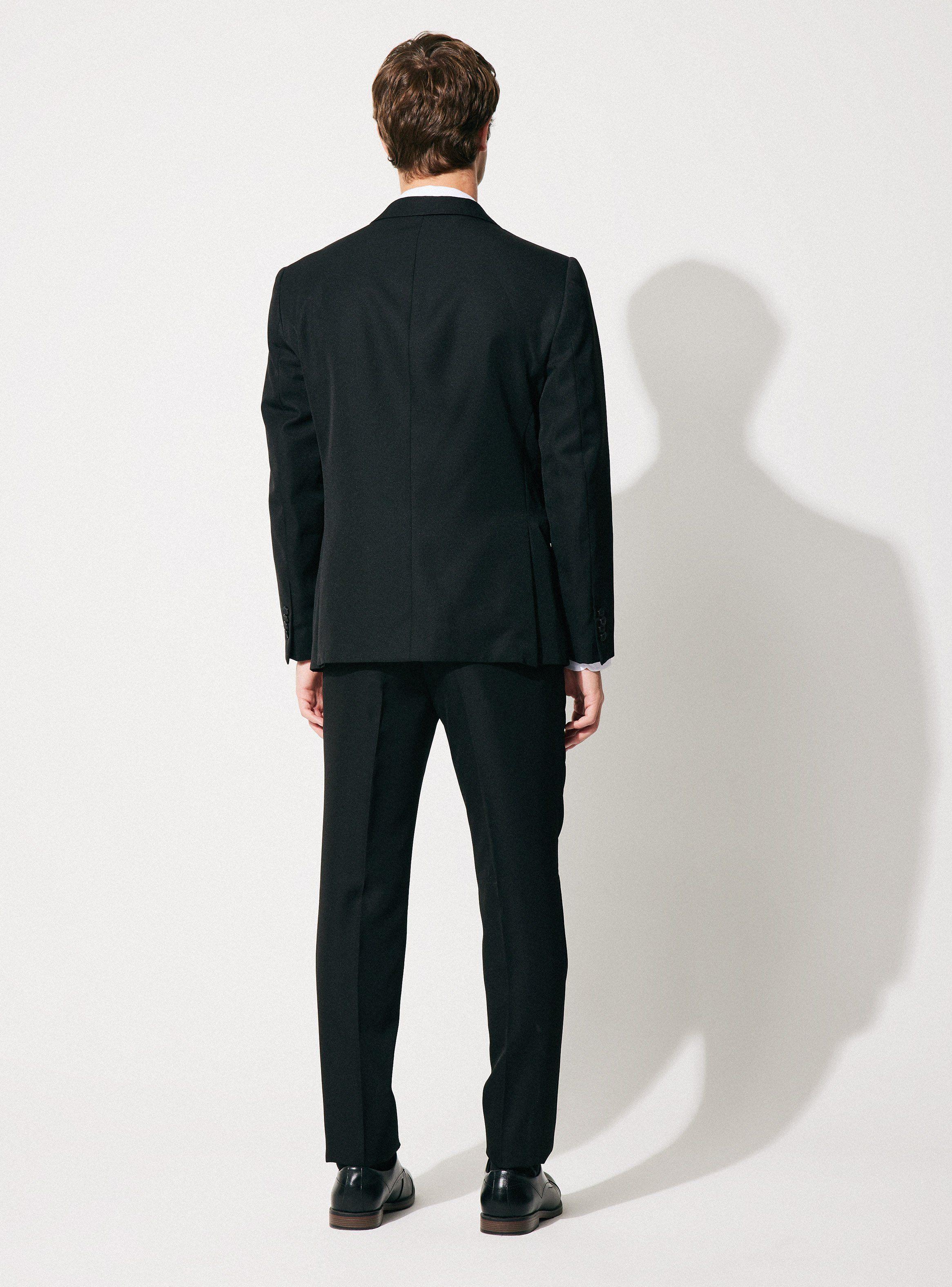 Traje Recto Slim Fit Liso-5