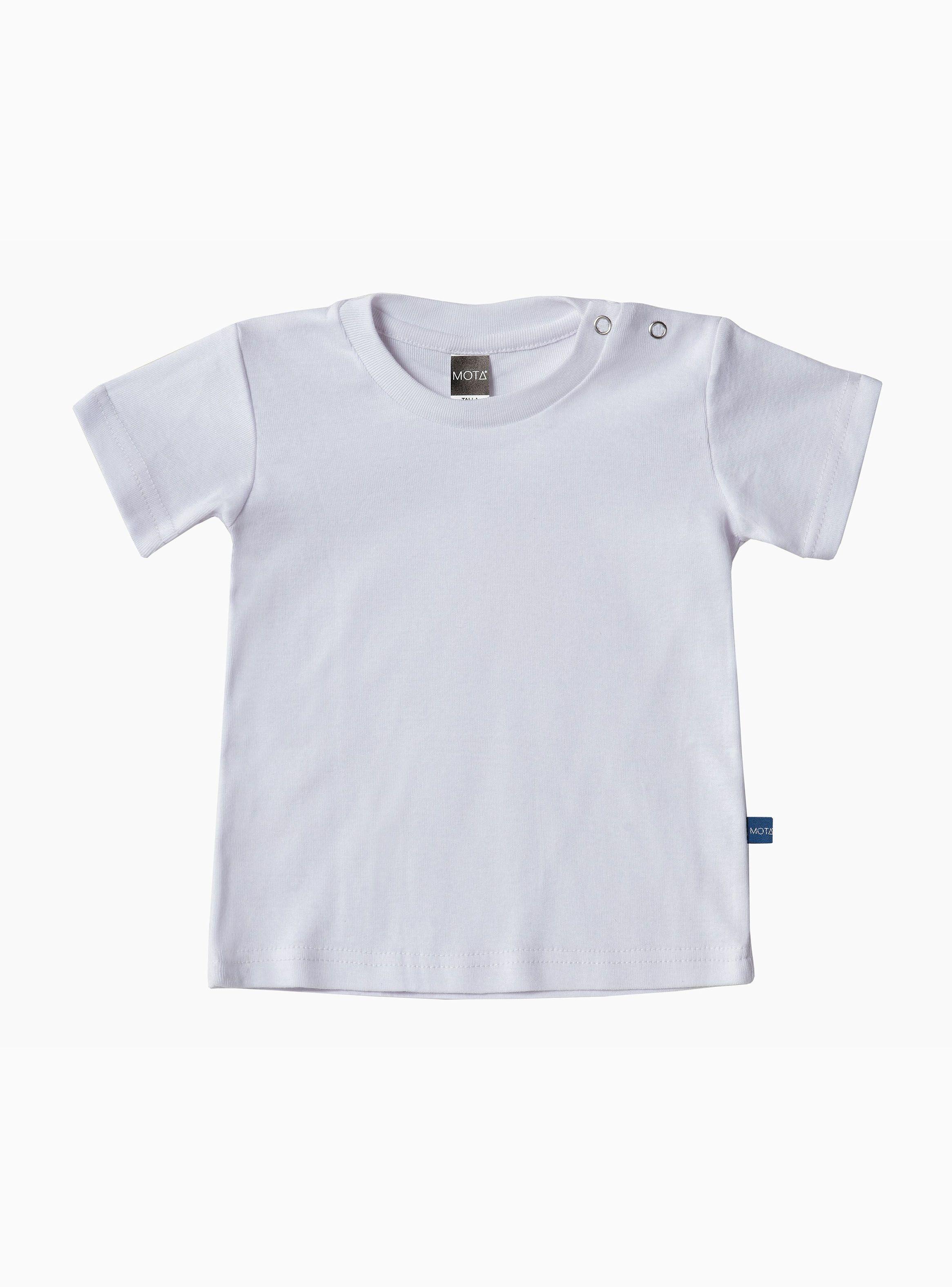 Camiseta Mota Algodón Manga Corta Bebé-0