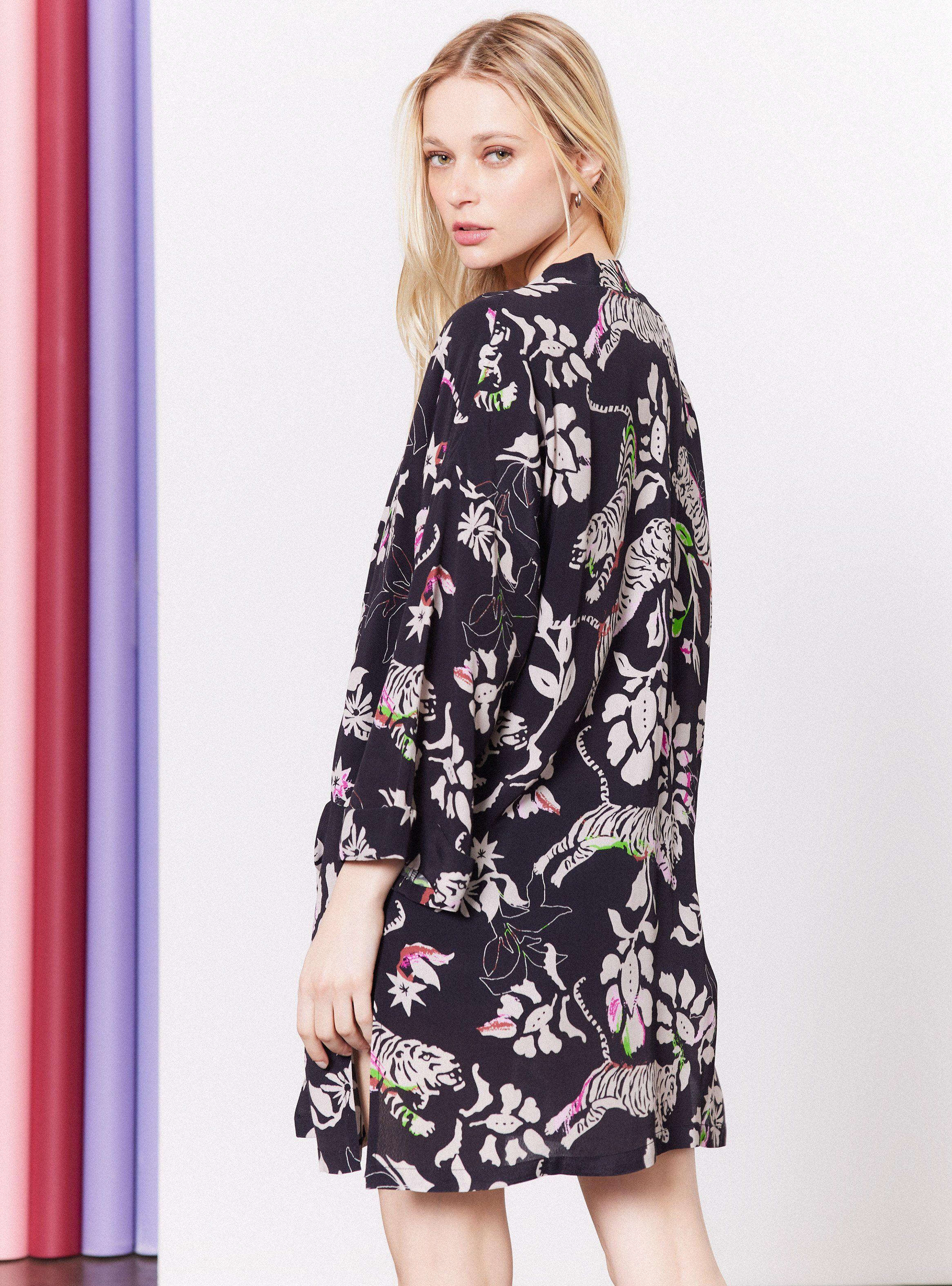 Blusa Kimono Estampado-1