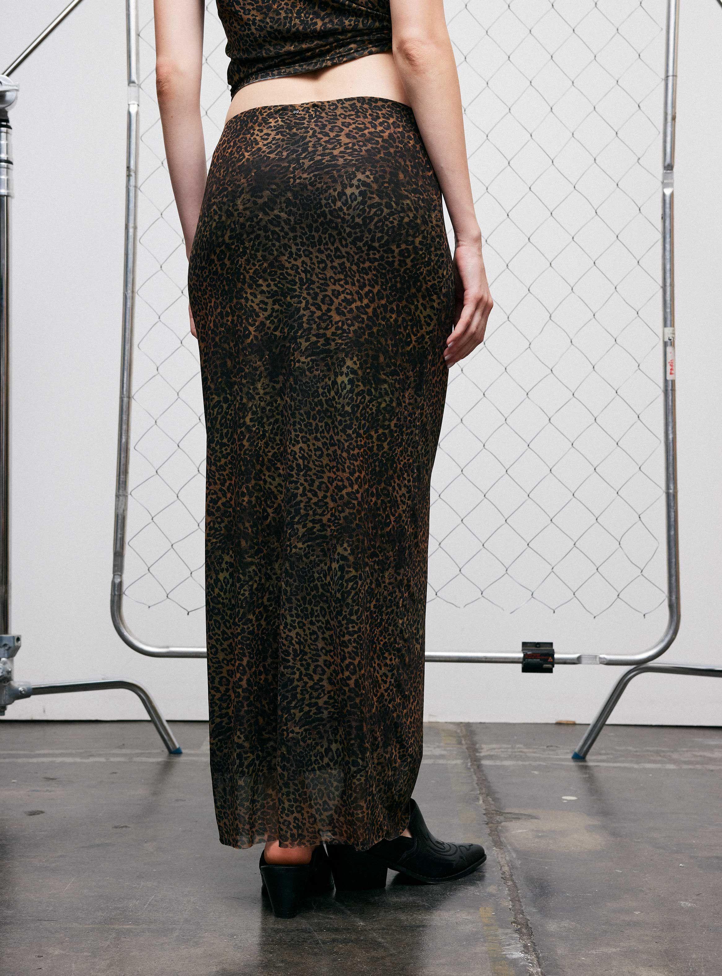 Falda Maxi Animal Print-1