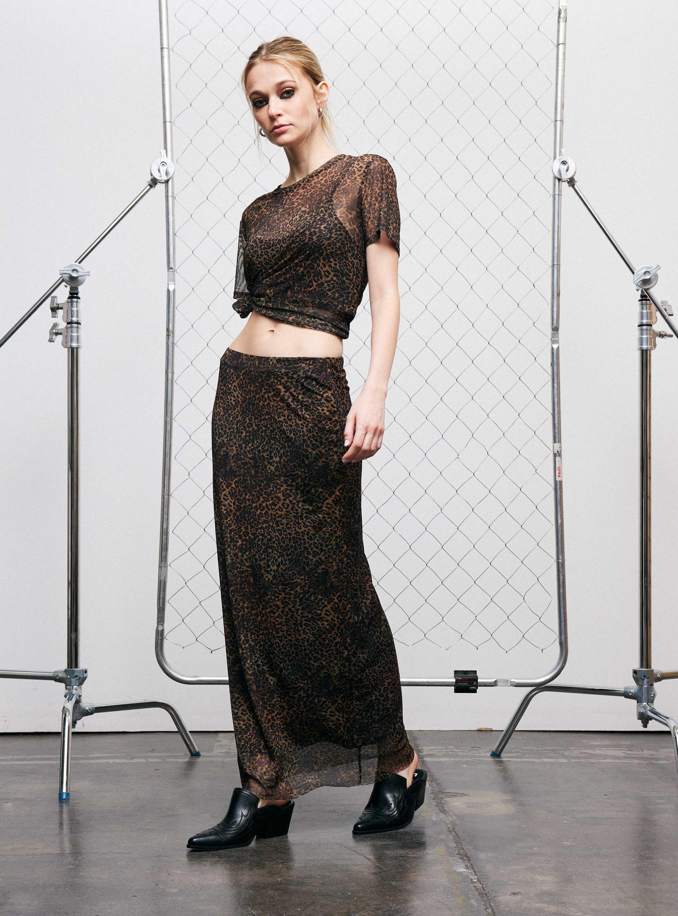 Falda Maxi Animal Print-4
