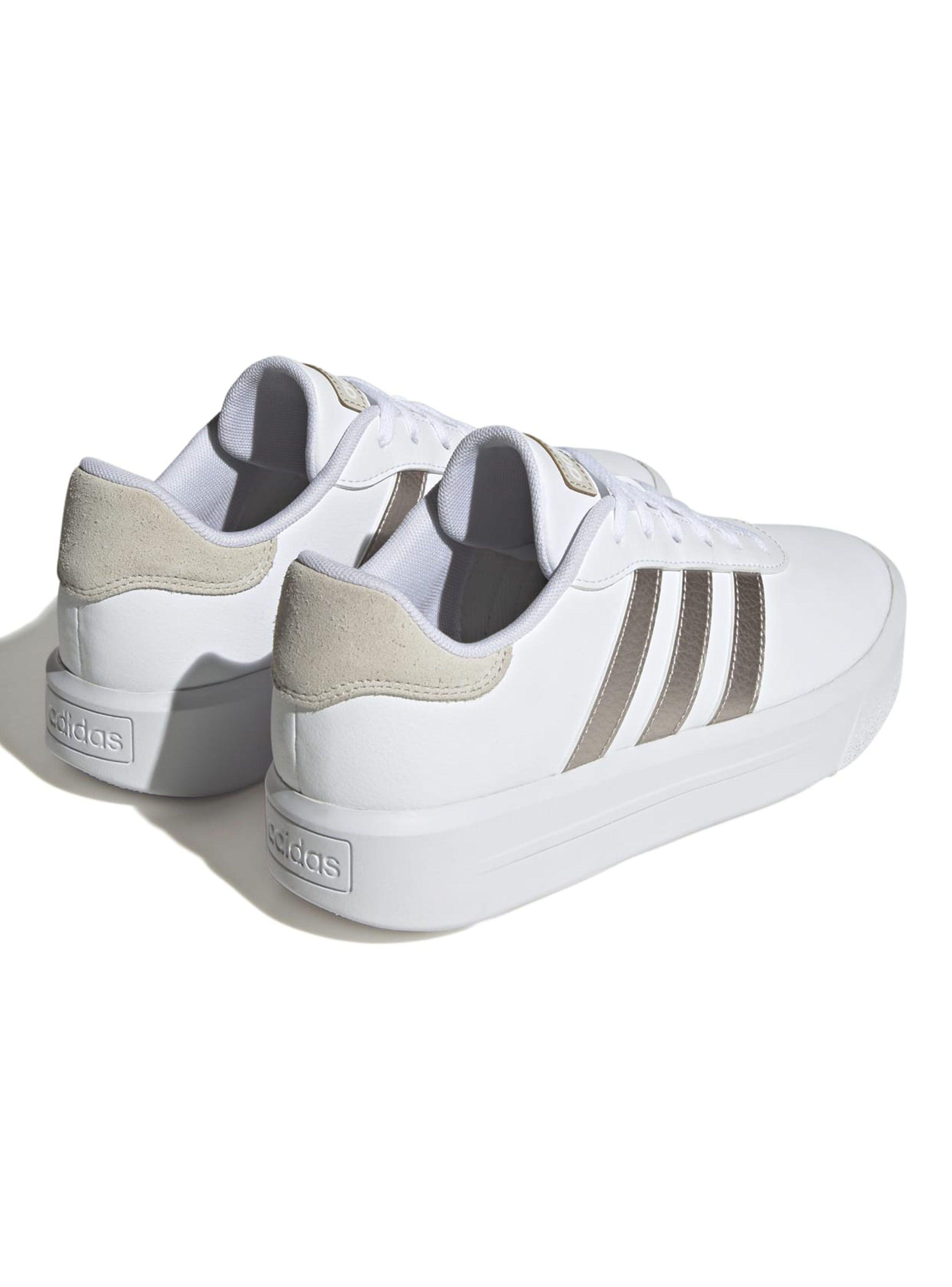 Zapatilla Urbana Monocromo Court Platform Mujer-2