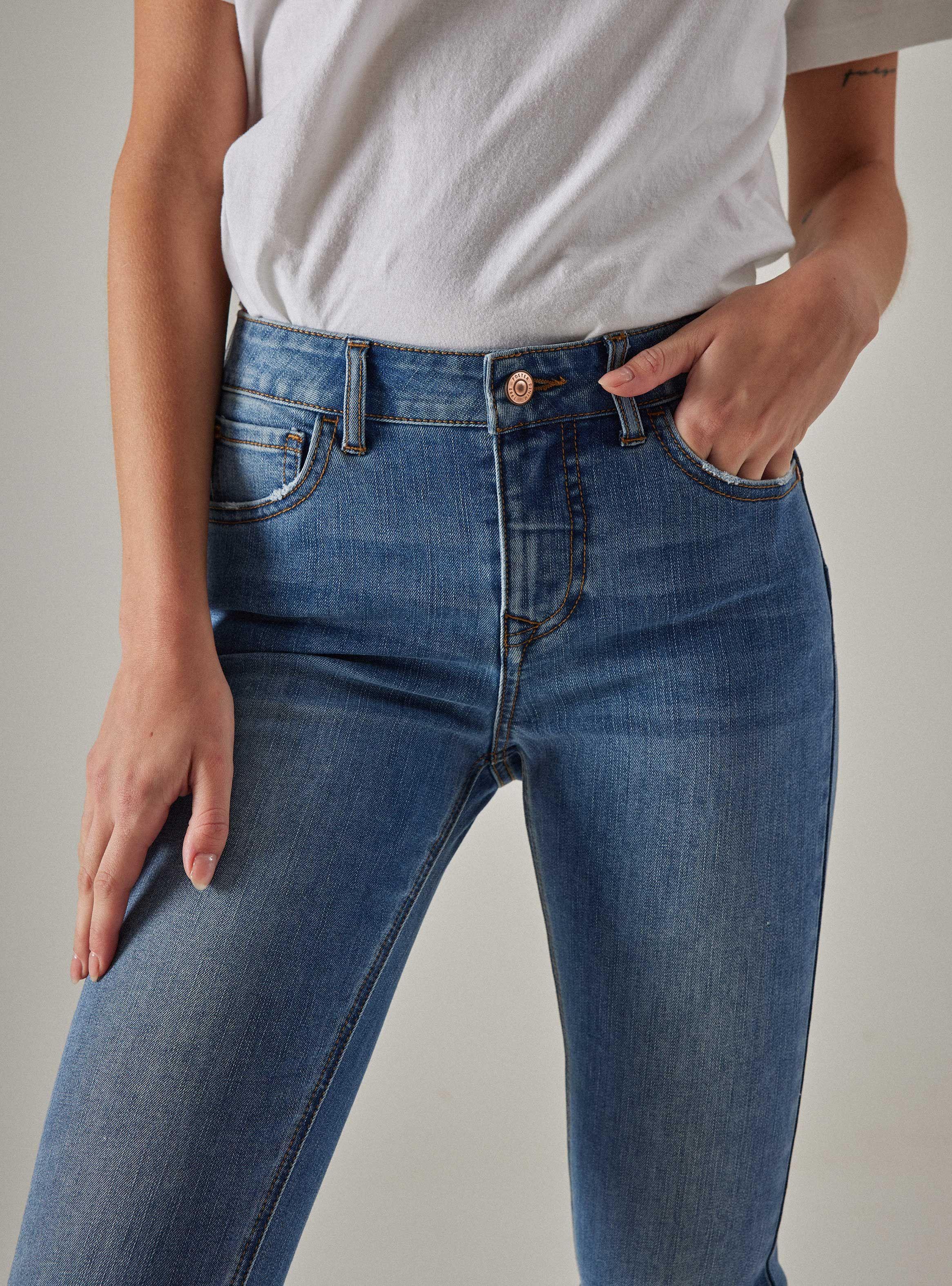 Jeans Skinny  Push UP Tiro Medio-2