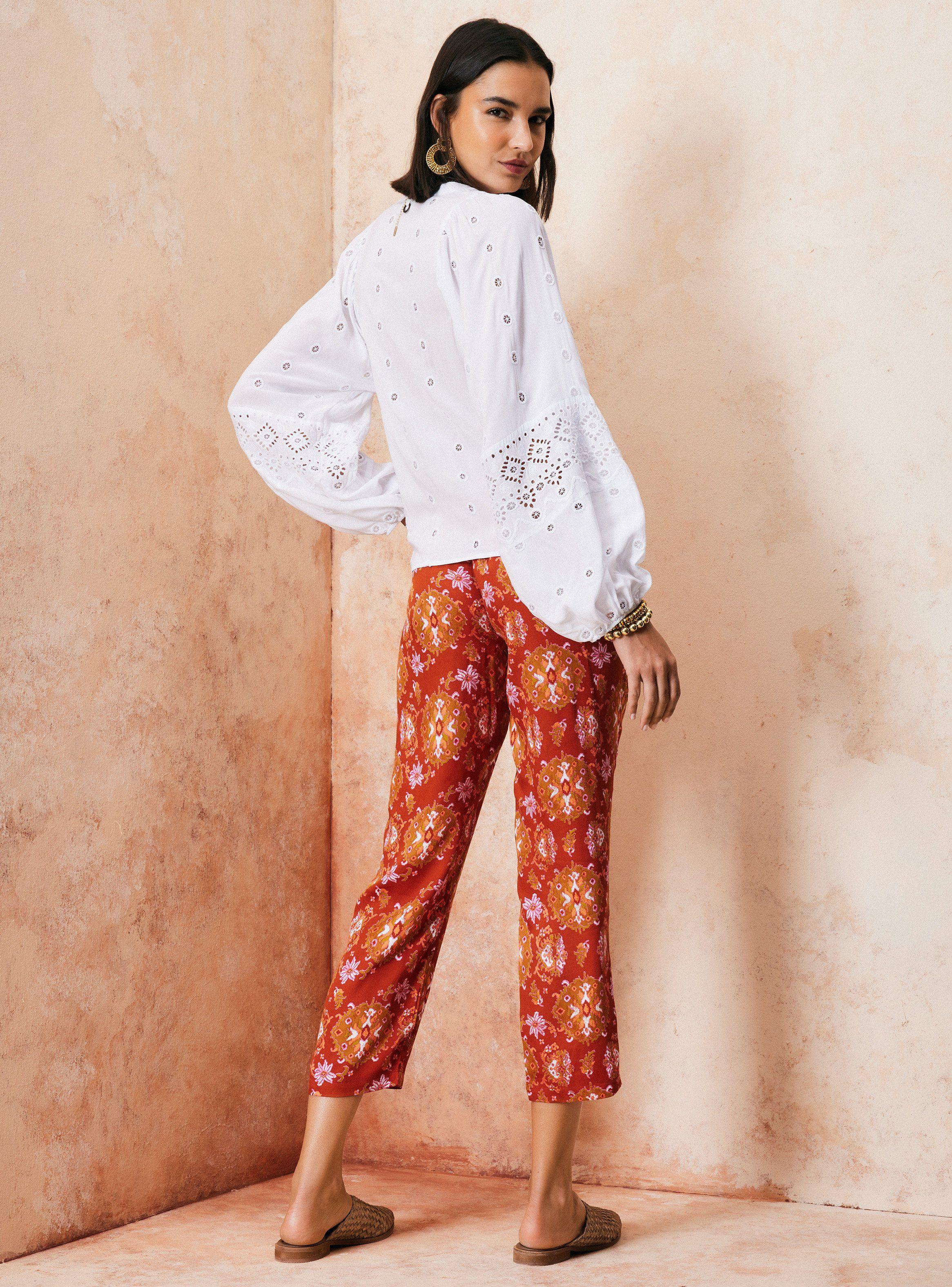 Pantalón Tela Estampada Full Color-5