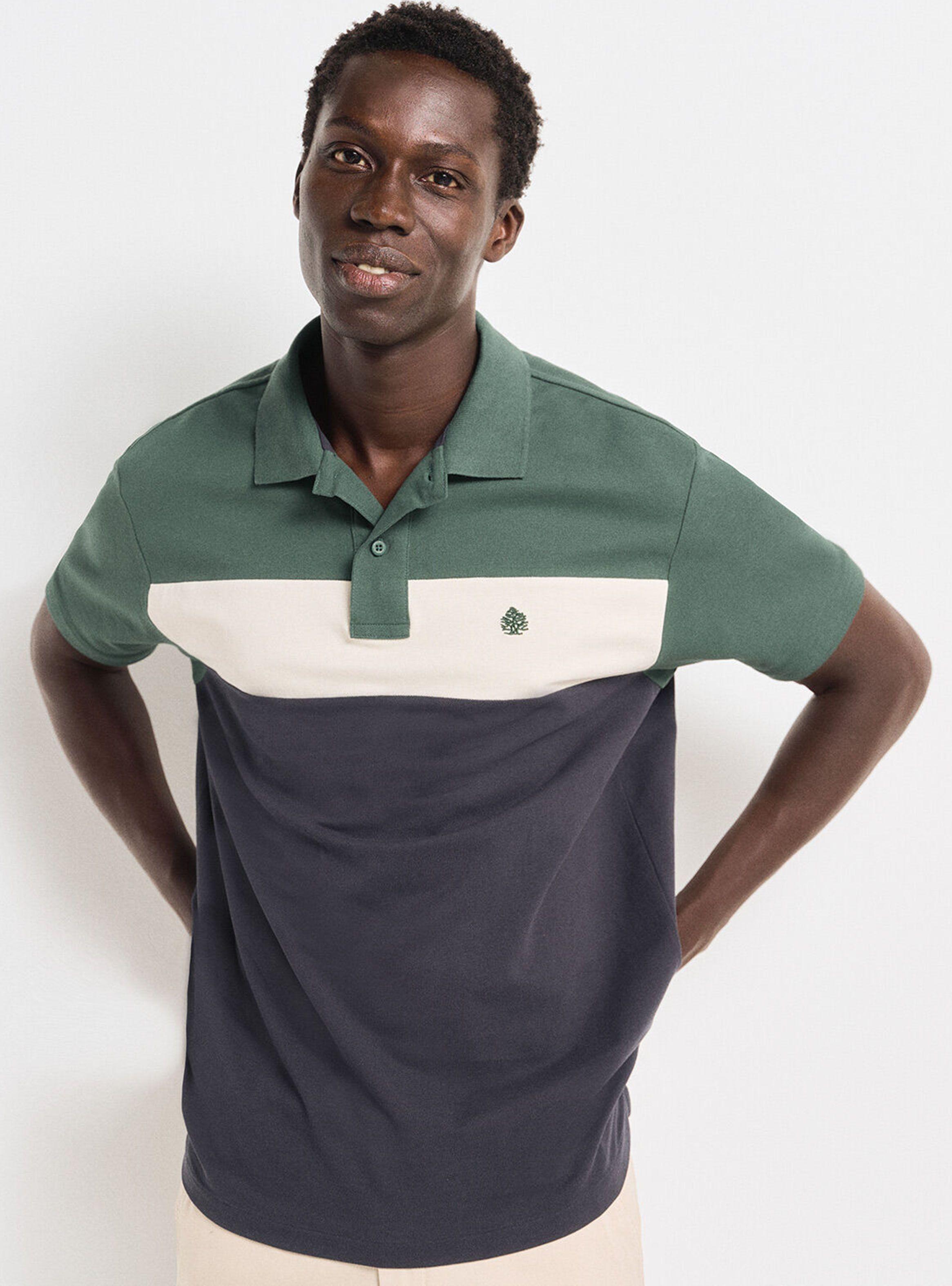 Polo Piqué Color Block Regular-0