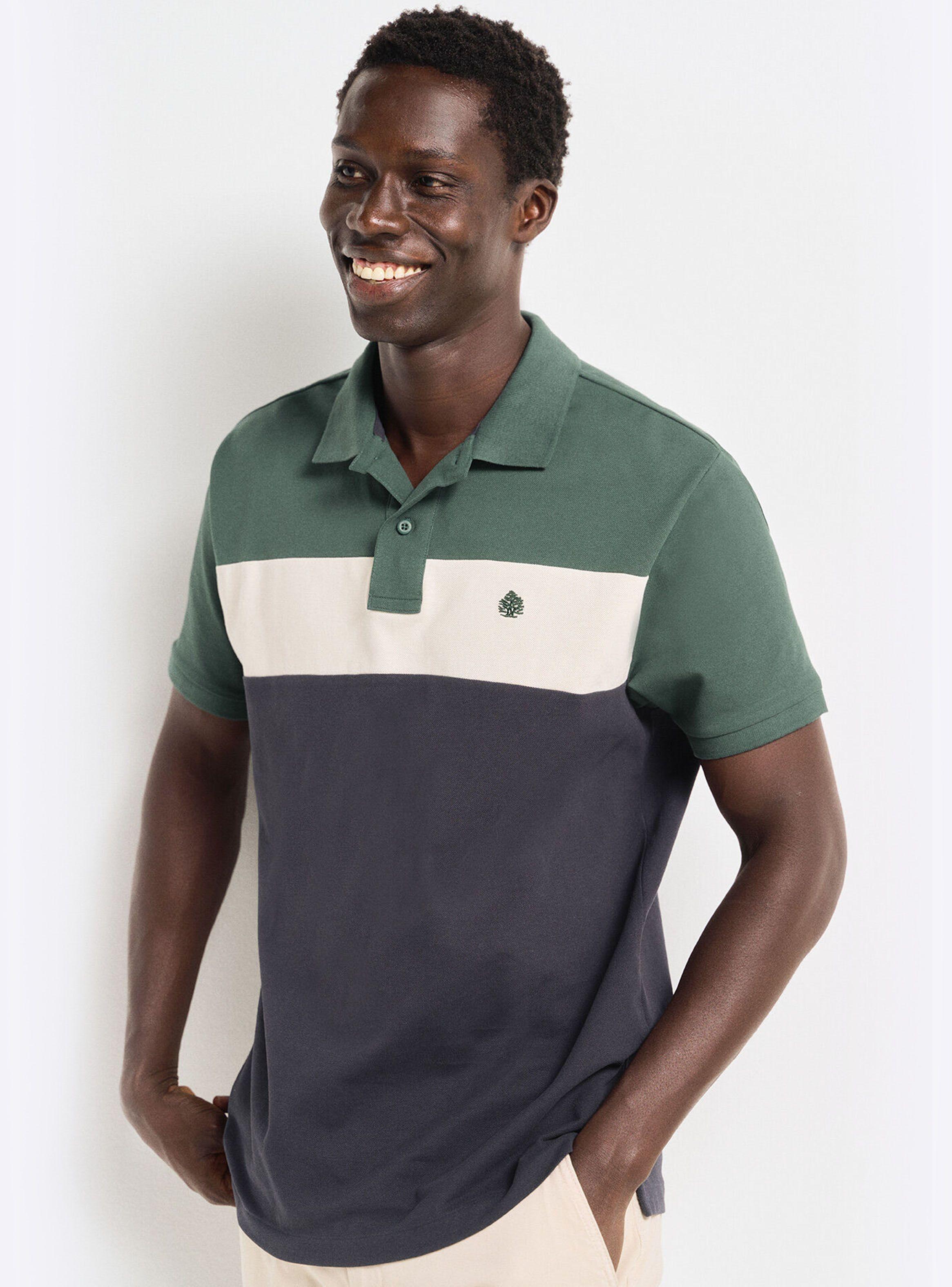 Polo Piqué Color Block Regular-2
