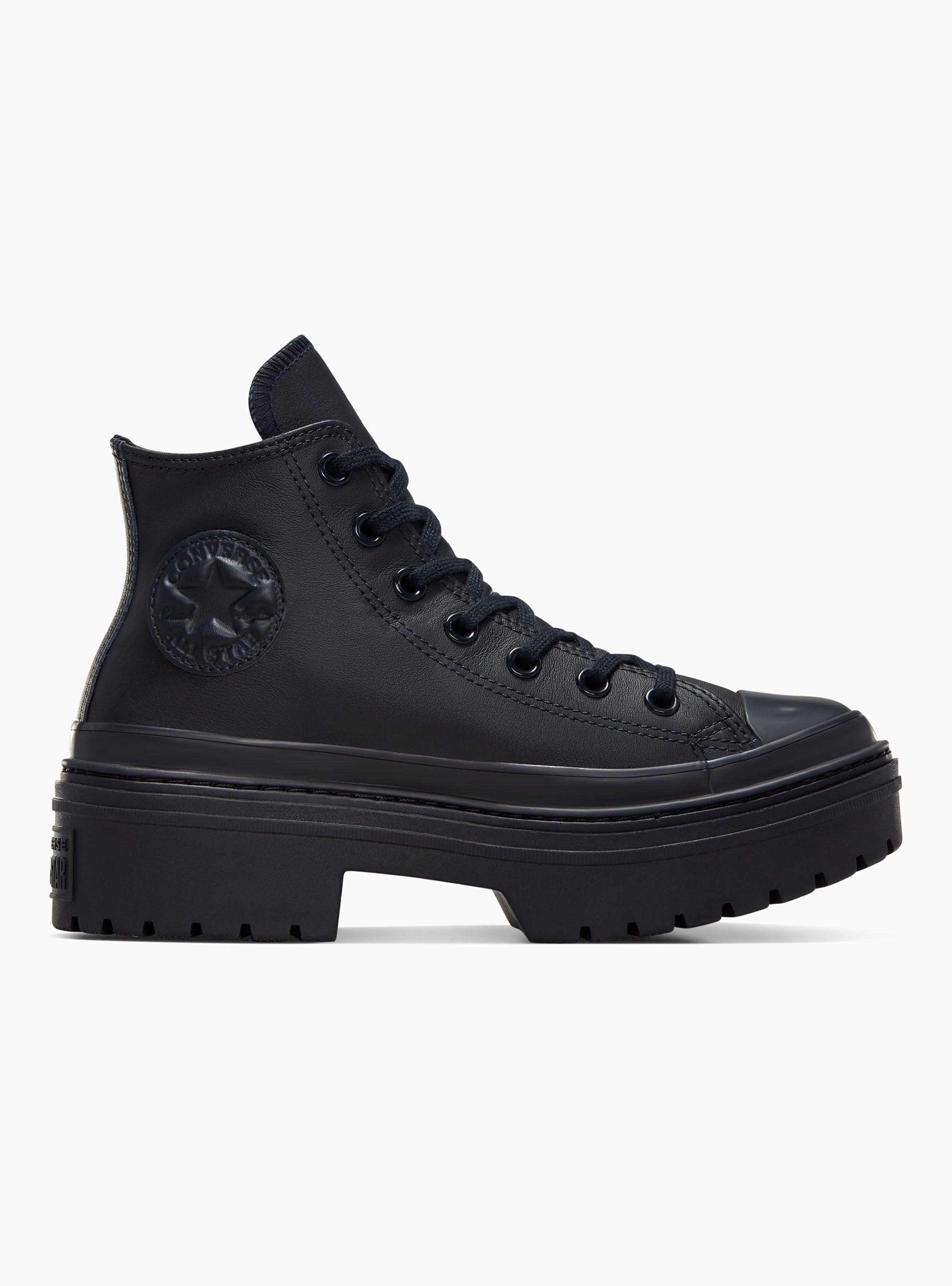 Zapatilla Urbana Cuero Chuck All Star Lugged Heel Mujer-0