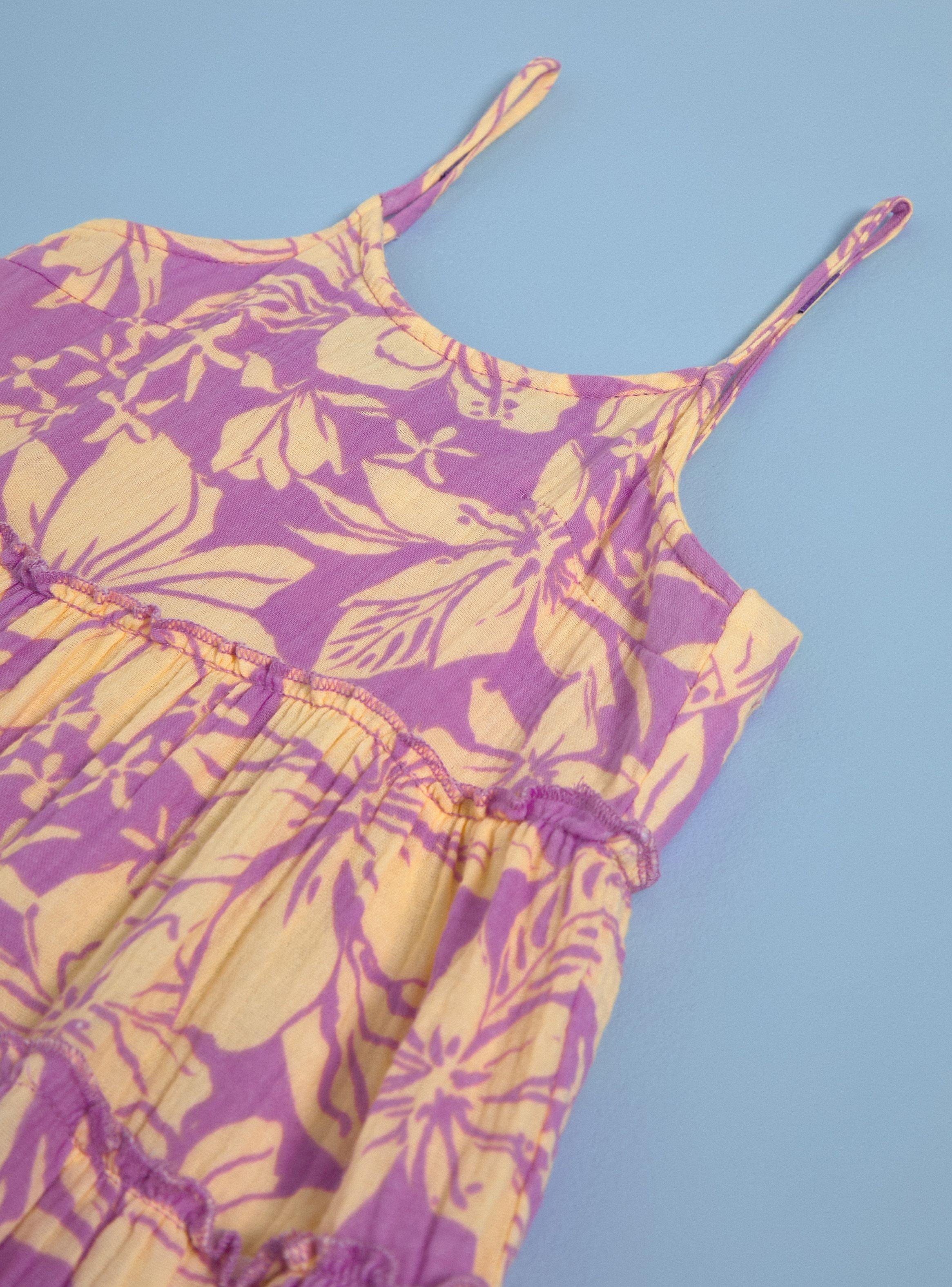 Vestido Bambula Estampado Paneles-4