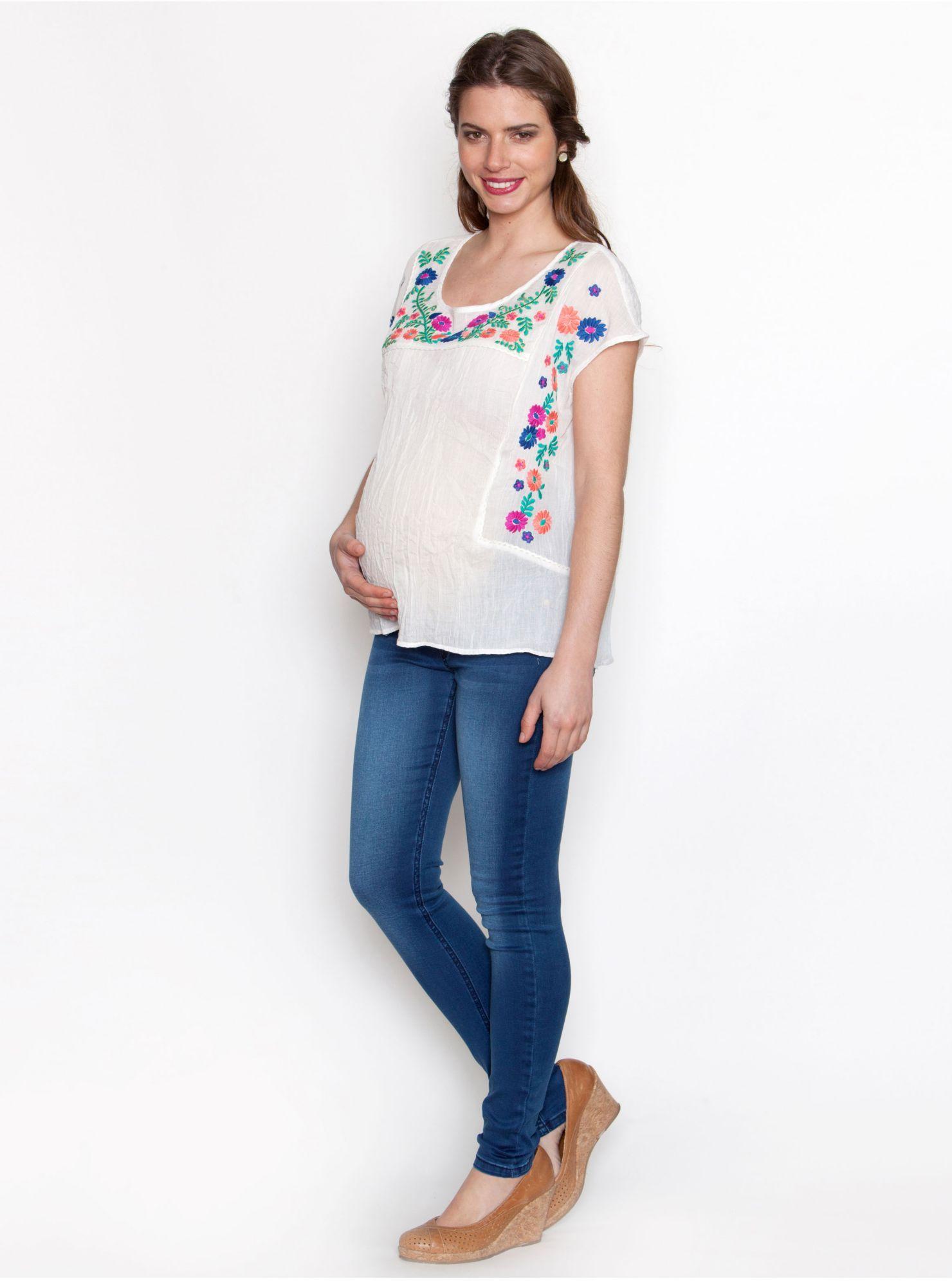 Jeans Nala Maternity Maternal Lotero con Pretina Nala Maternity-4