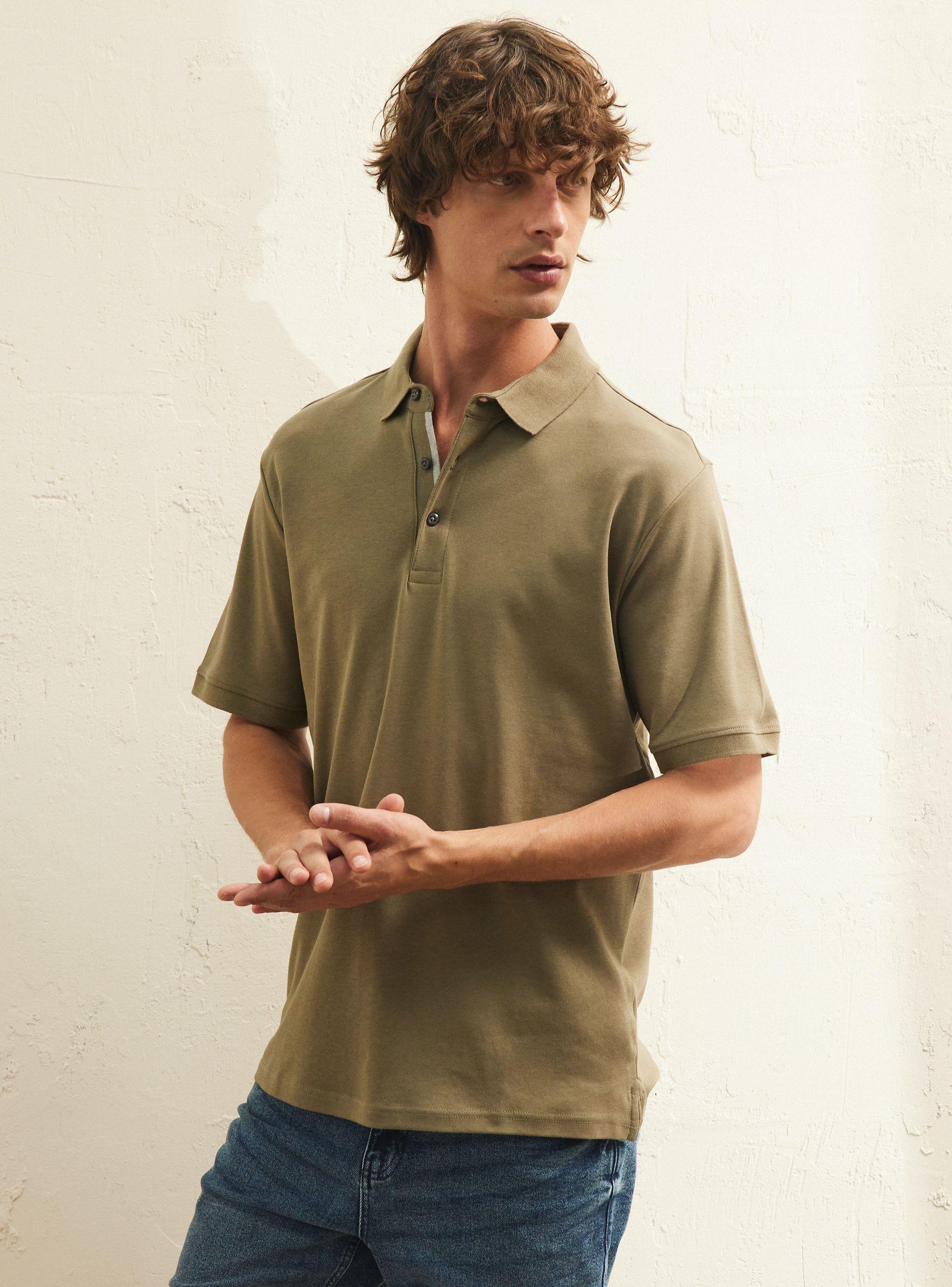 Polera Cuello Pique Manga Corta-0