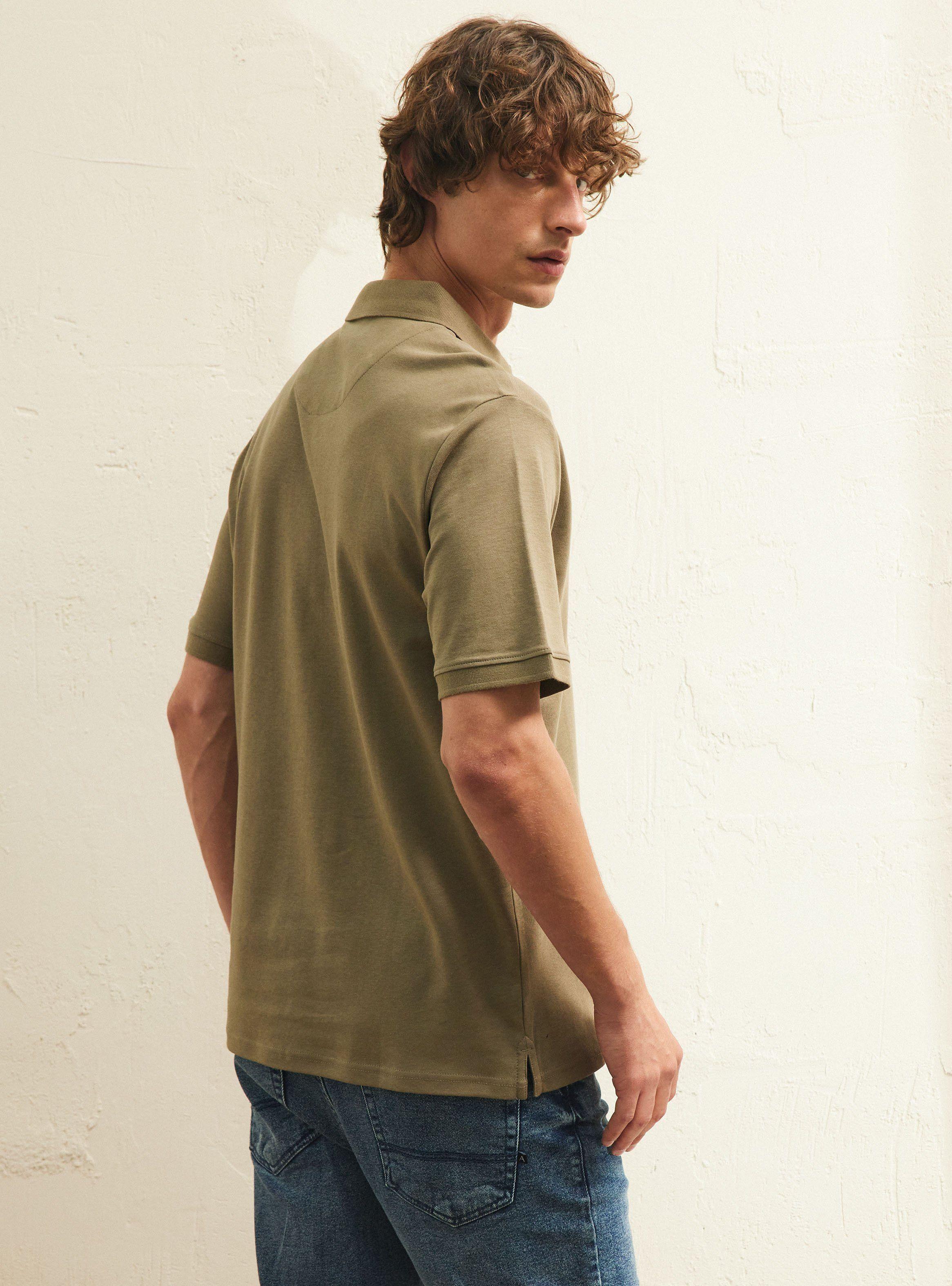 Polera Cuello Pique Manga Corta-1