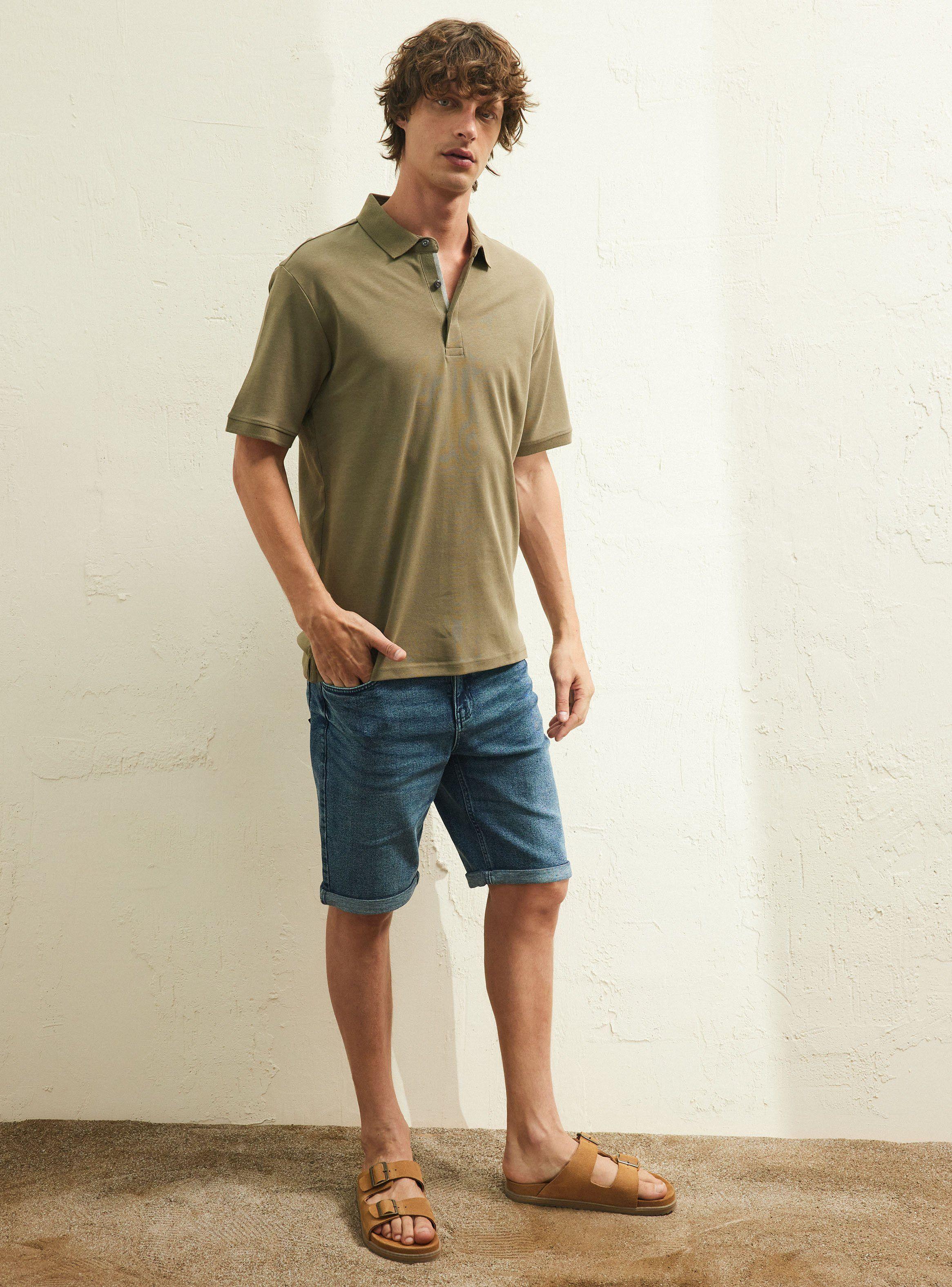Polera Cuello Pique Manga Corta-4