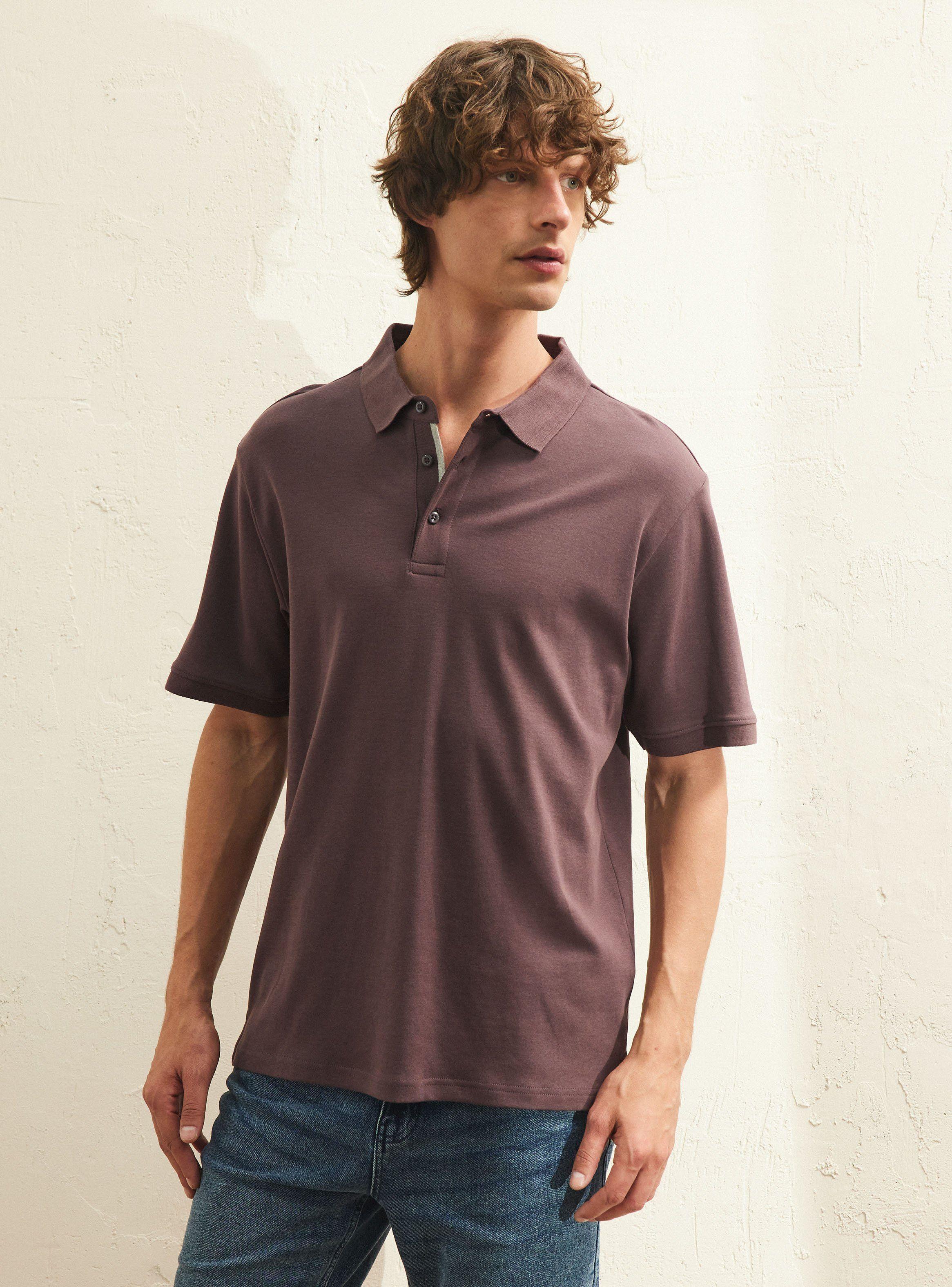 Polera Cuello Pique Manga Corta-0