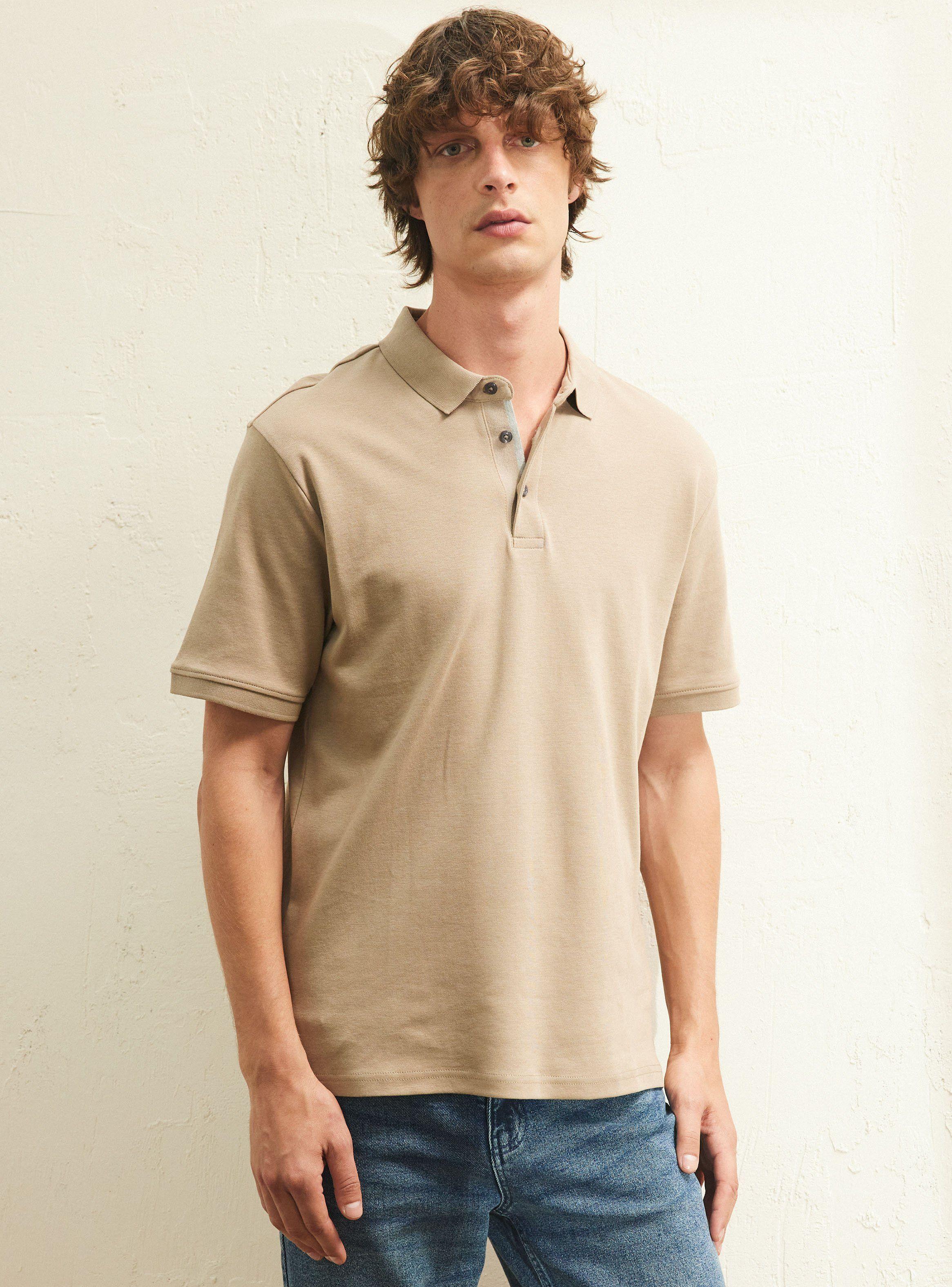Polera Cuello Pique Manga Corta-0