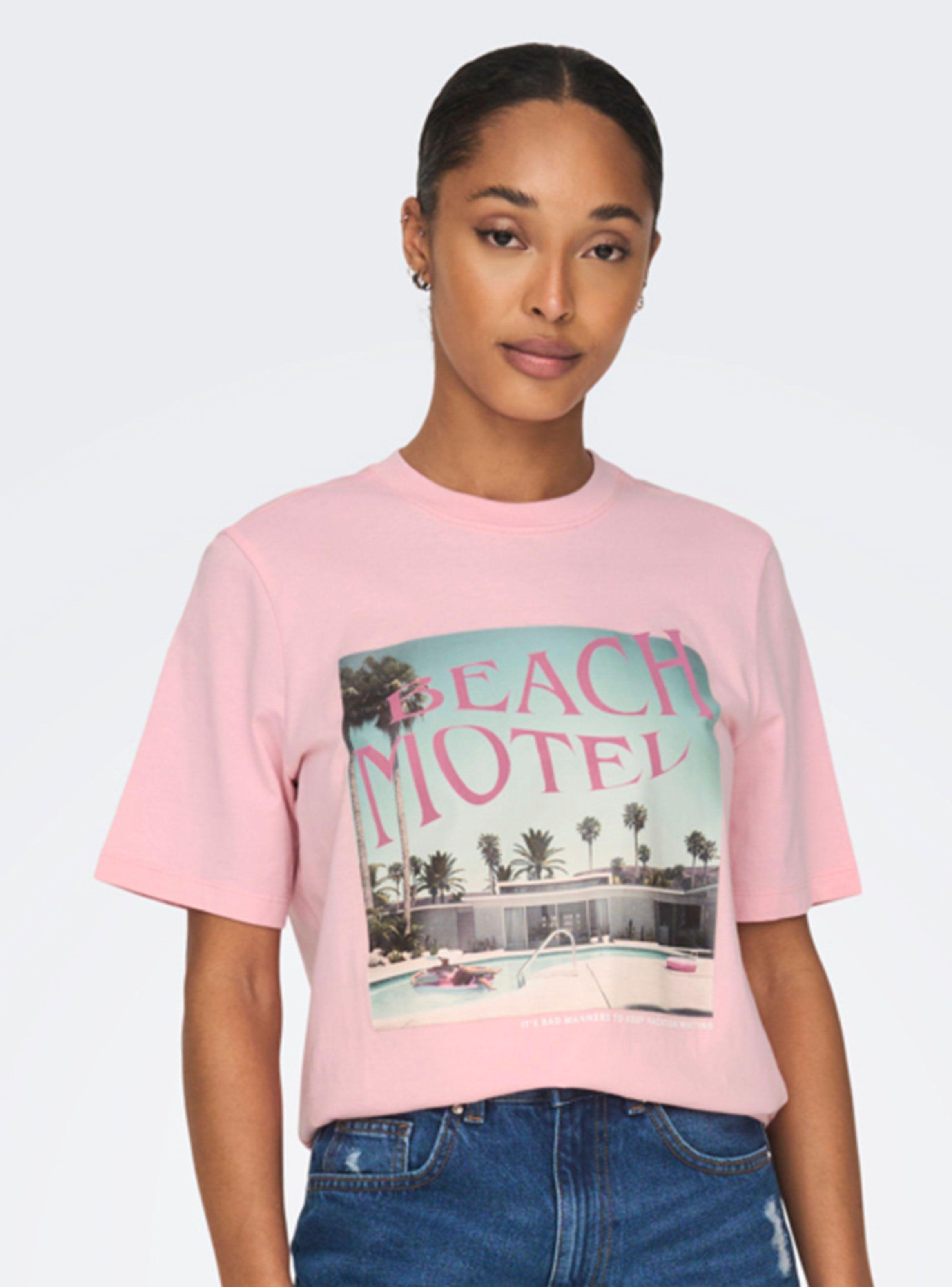 Polera Manga Corta Algodón Mujer-0