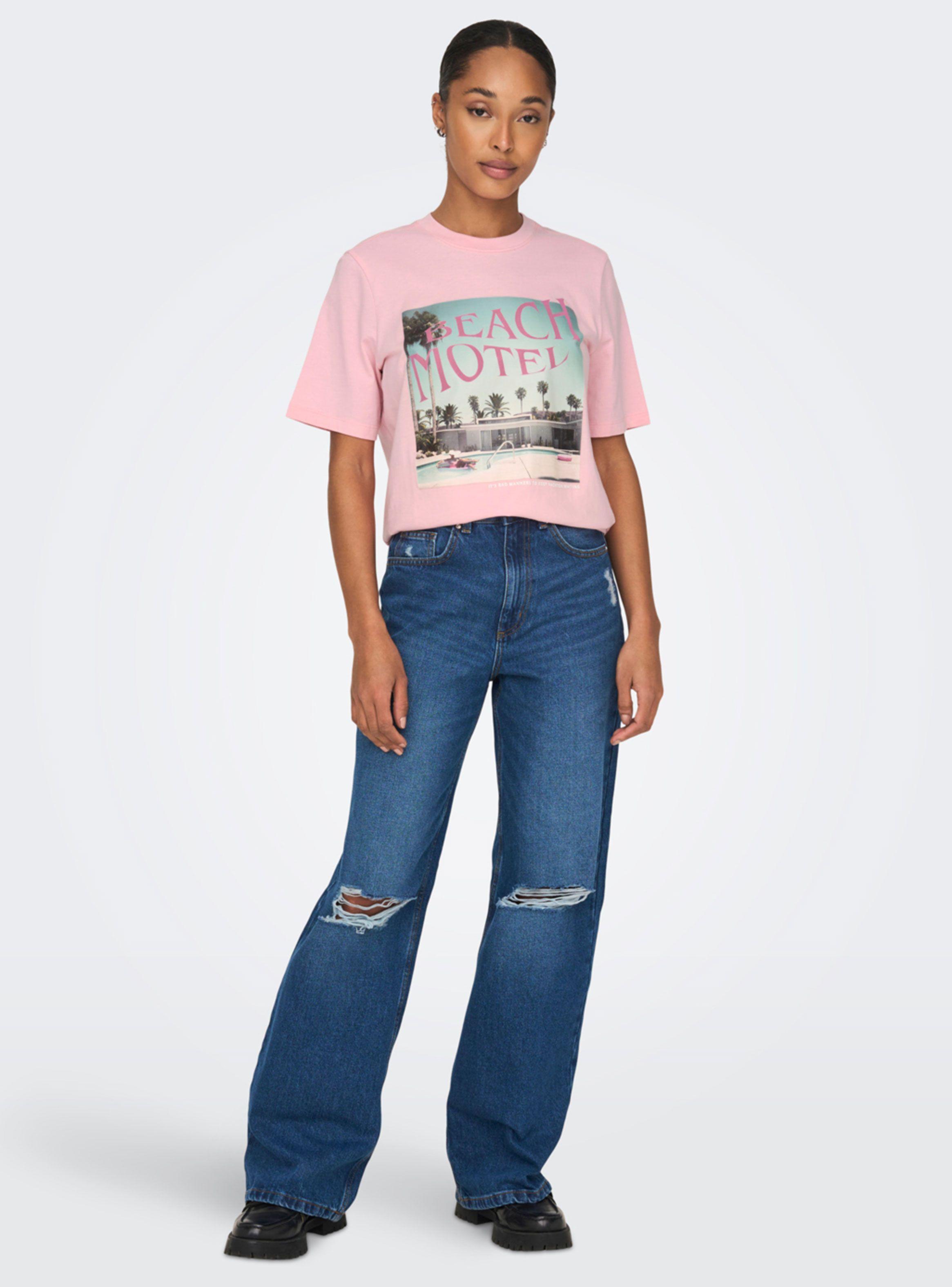 Polera Manga Corta Algodón Mujer-1