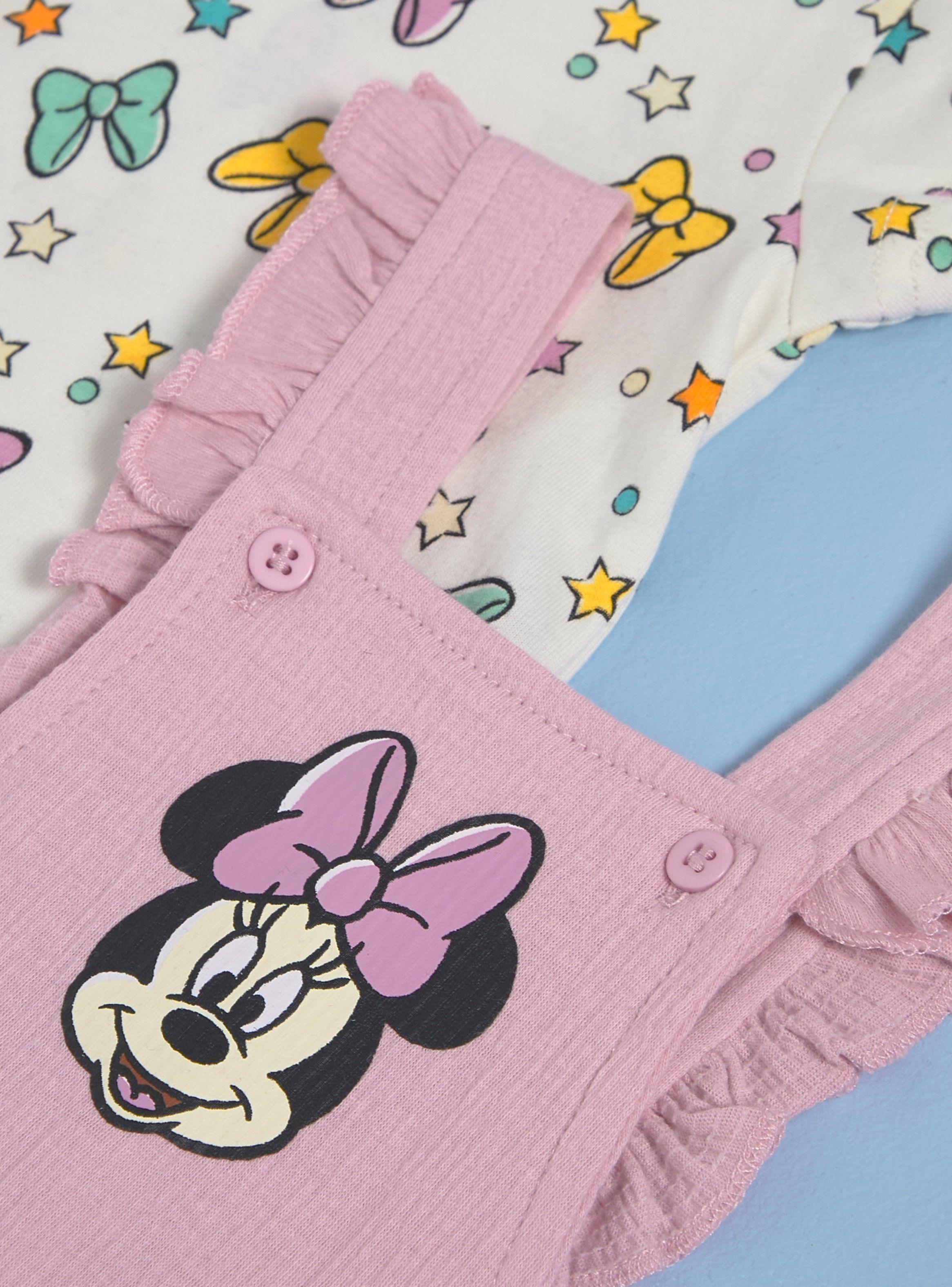 Conjunto Jardinera y Polera Bebé Minnie Disney-2