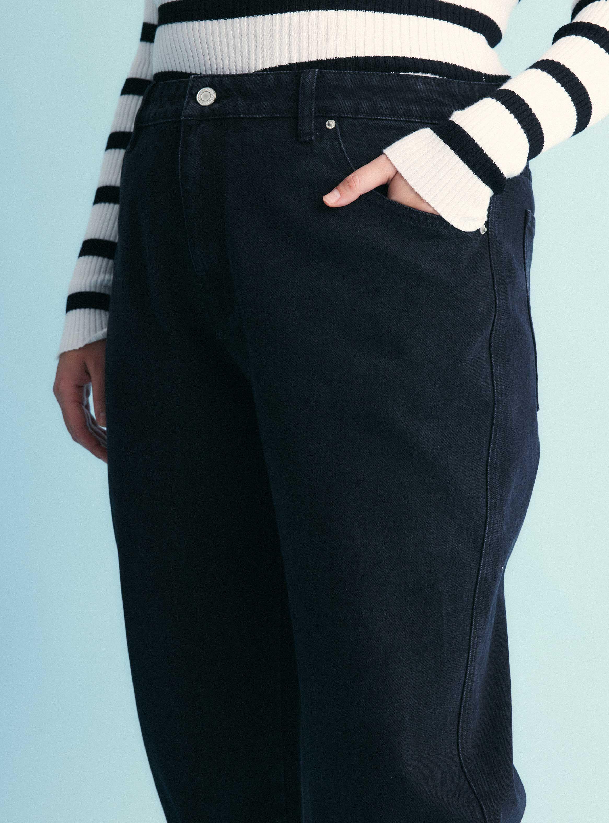 Jeans Straight Lavados Clásico-2