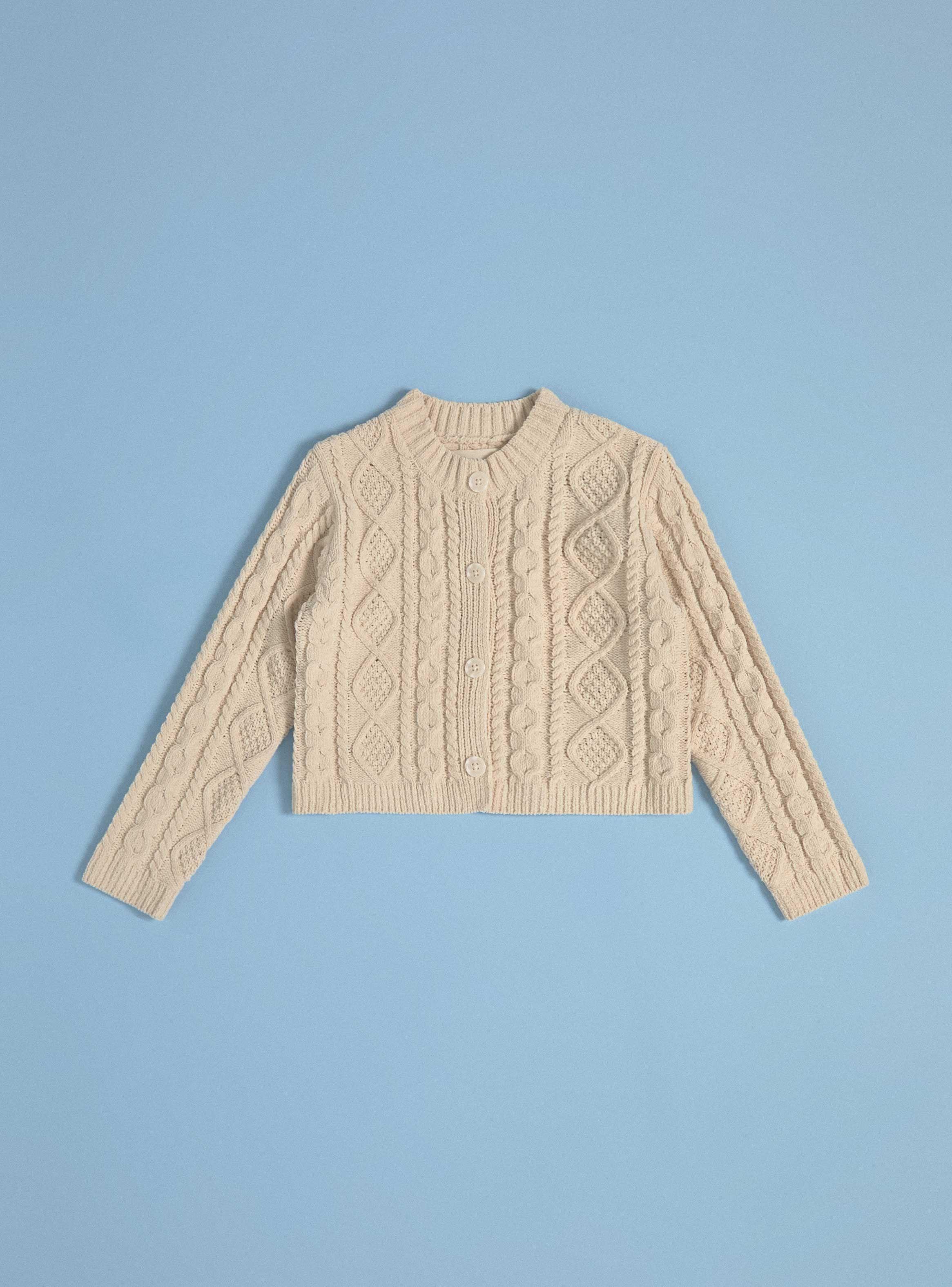 Chaleco Botones Chenille-2