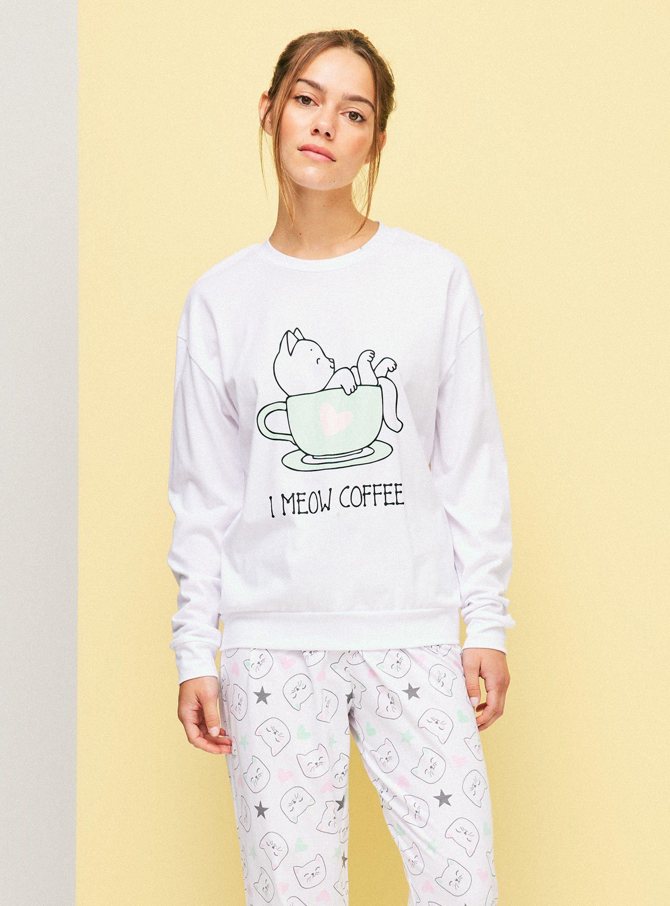 Polera Pijama Print con Brillos Ármalo-0