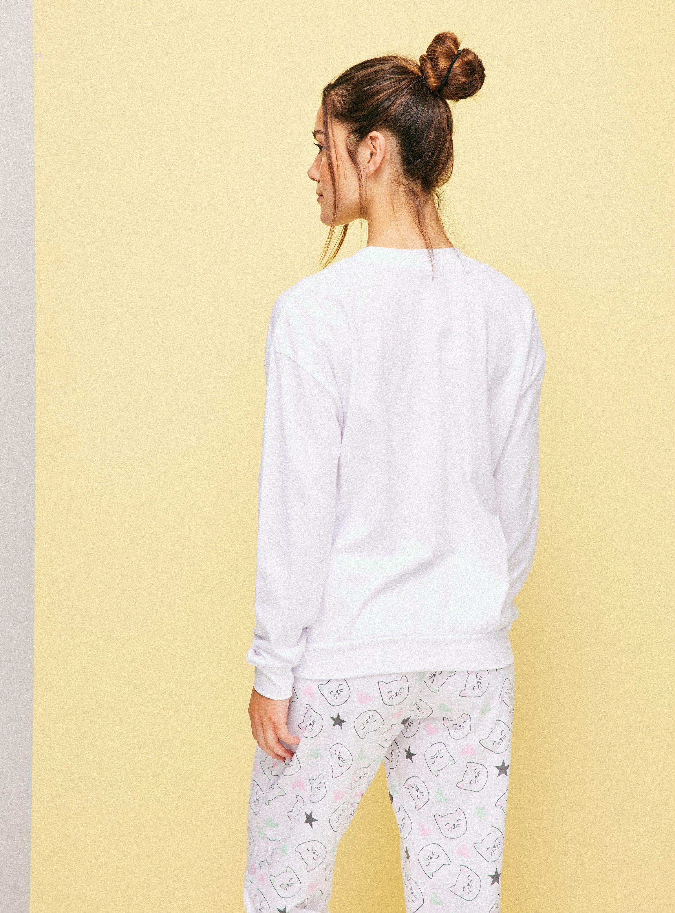 Polera Pijama Print con Brillos Ármalo-1