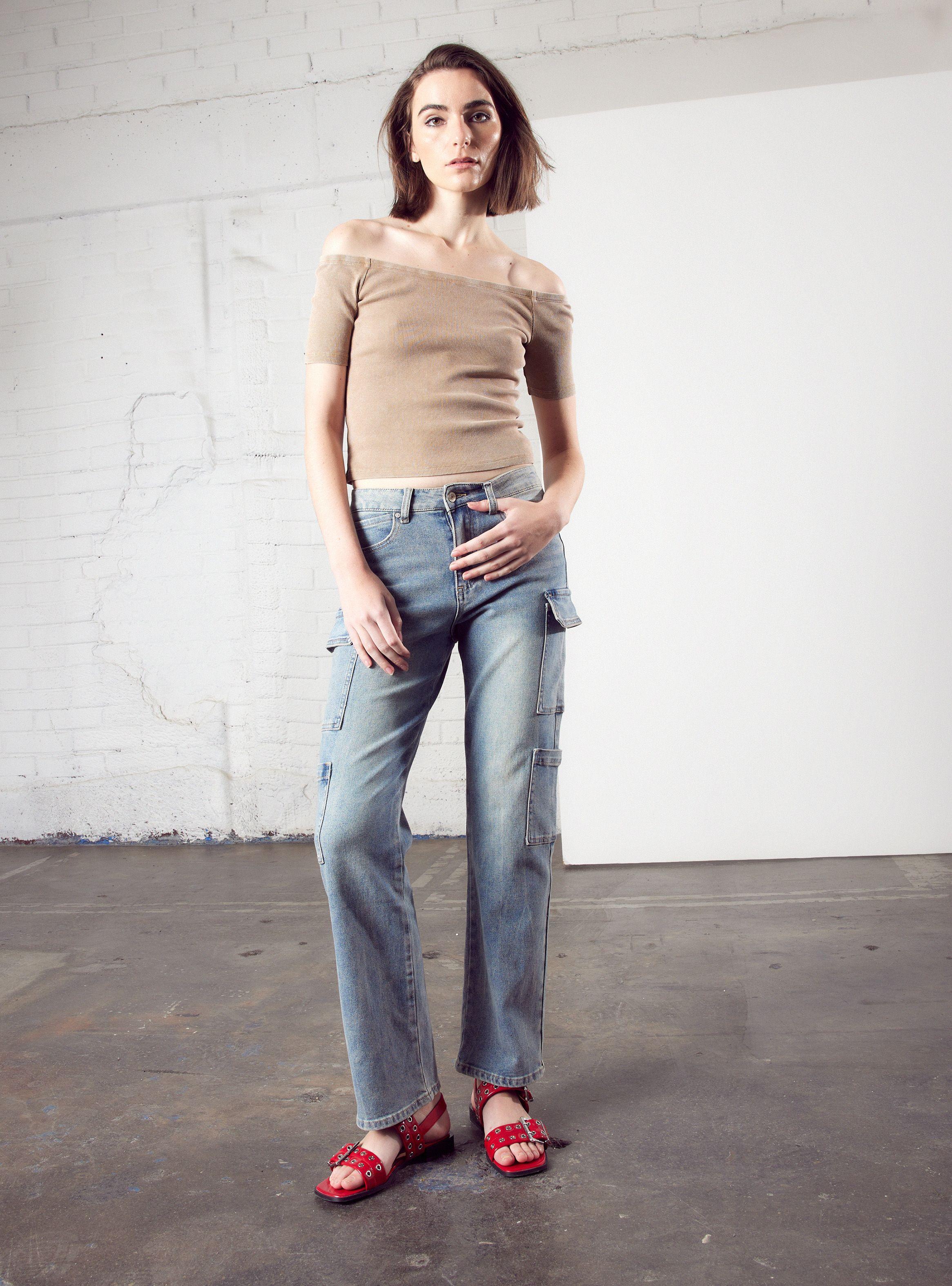 Jeans Cargo Lavado-4