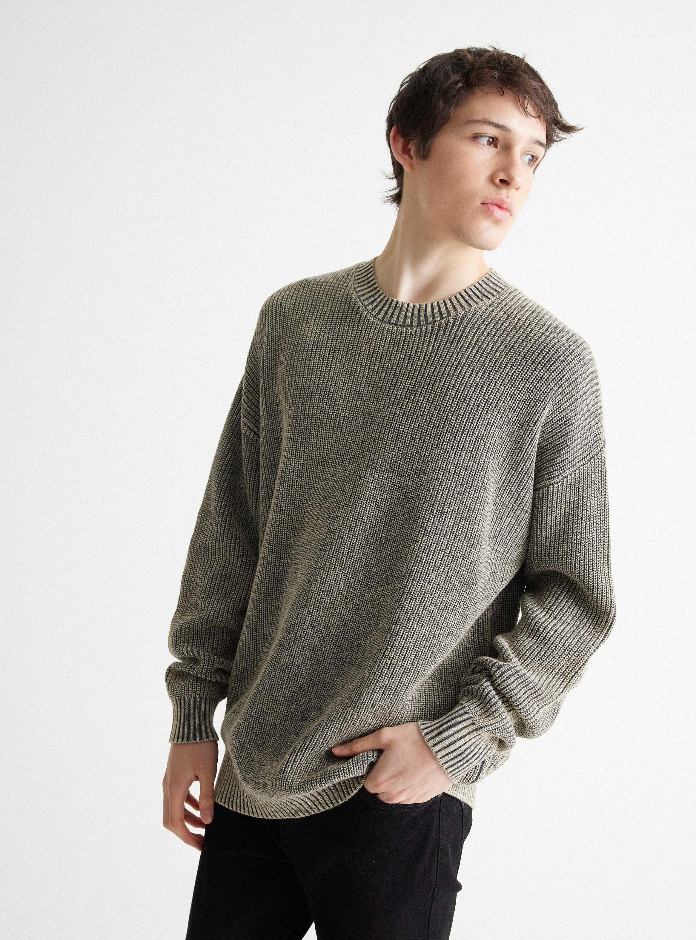 Sweater Textura Manga Larga-0