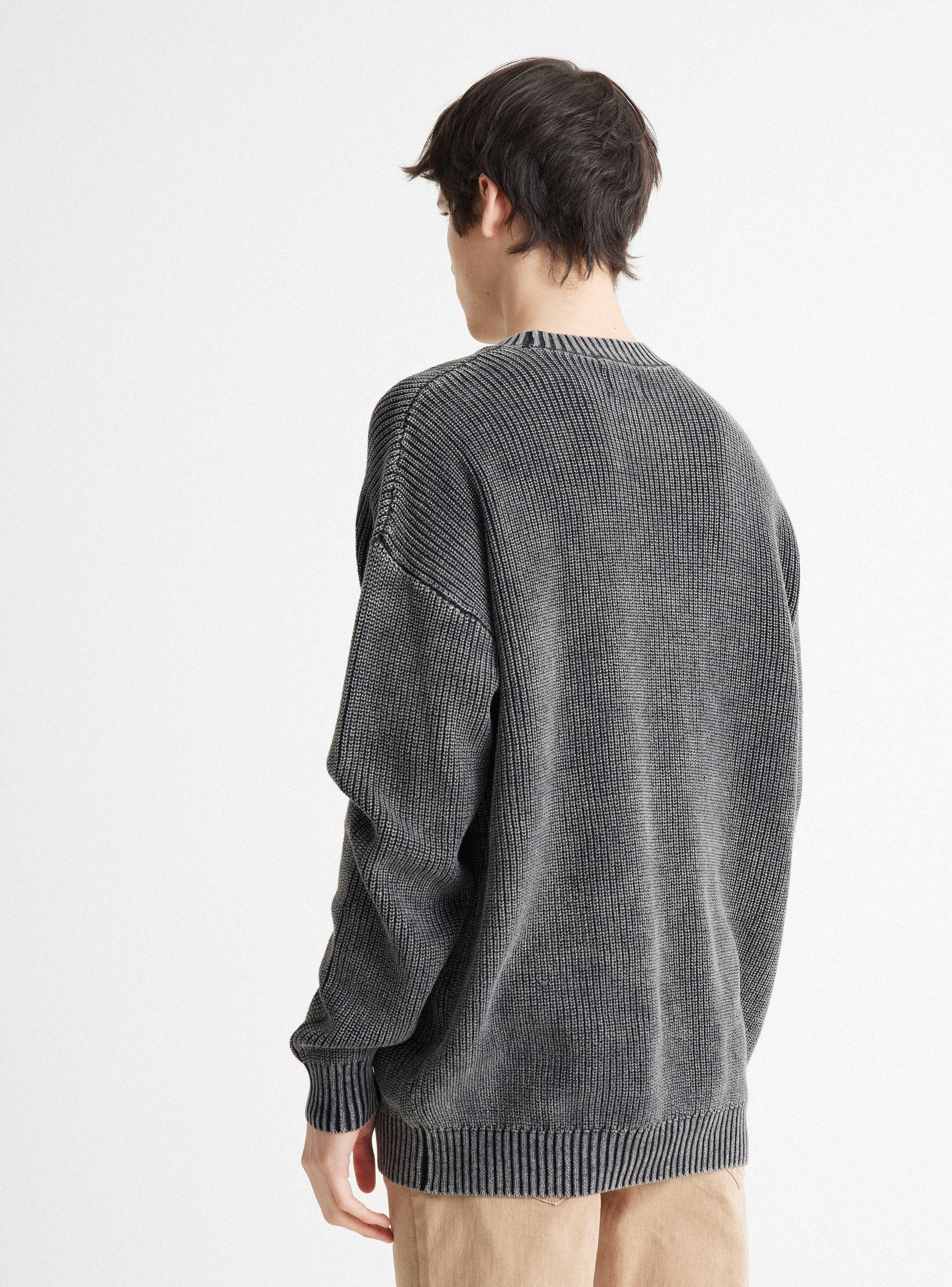 Sweater Textura Manga Larga-1