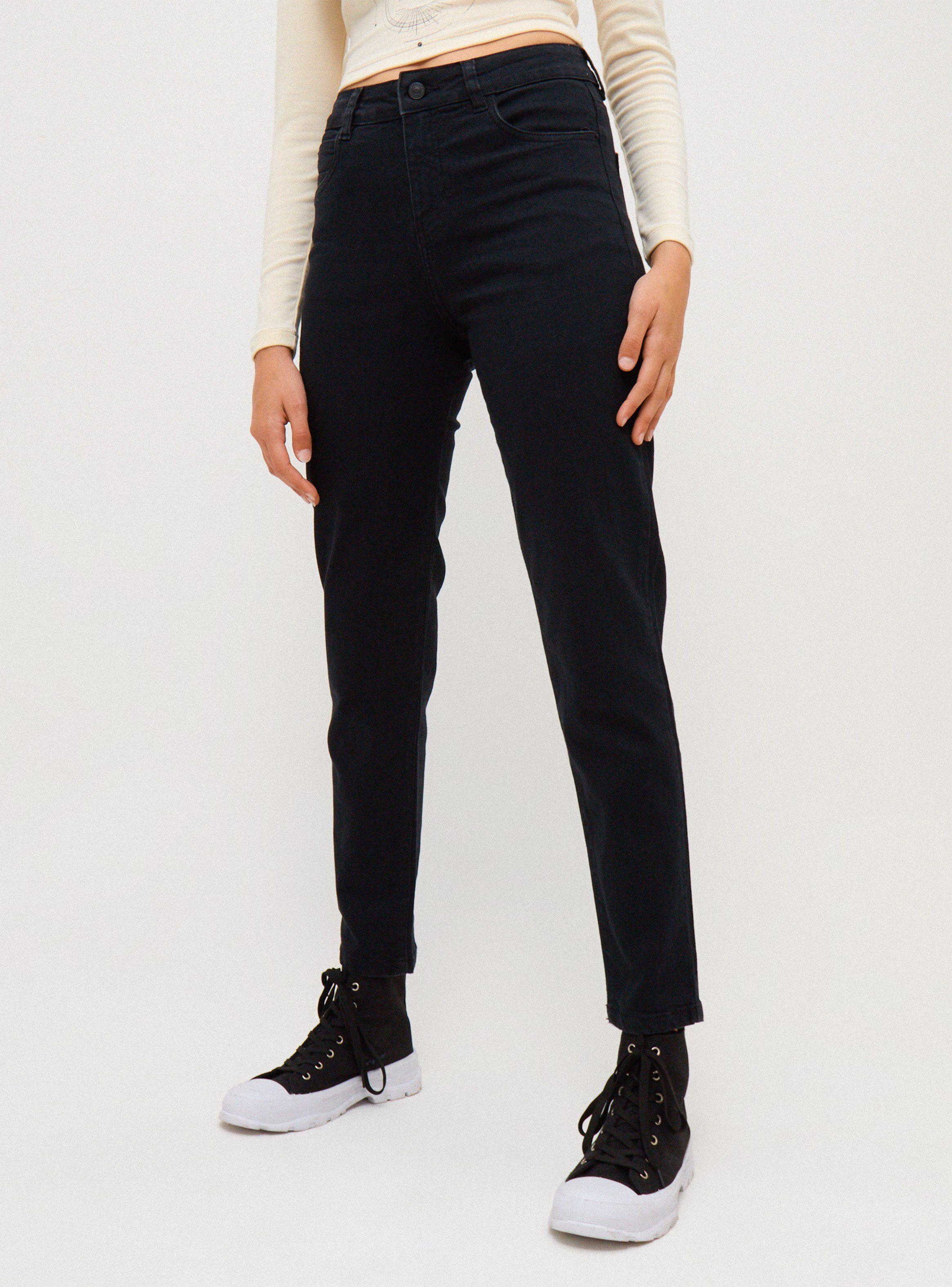 Jeans Mom Clásico Tiro Alto-0